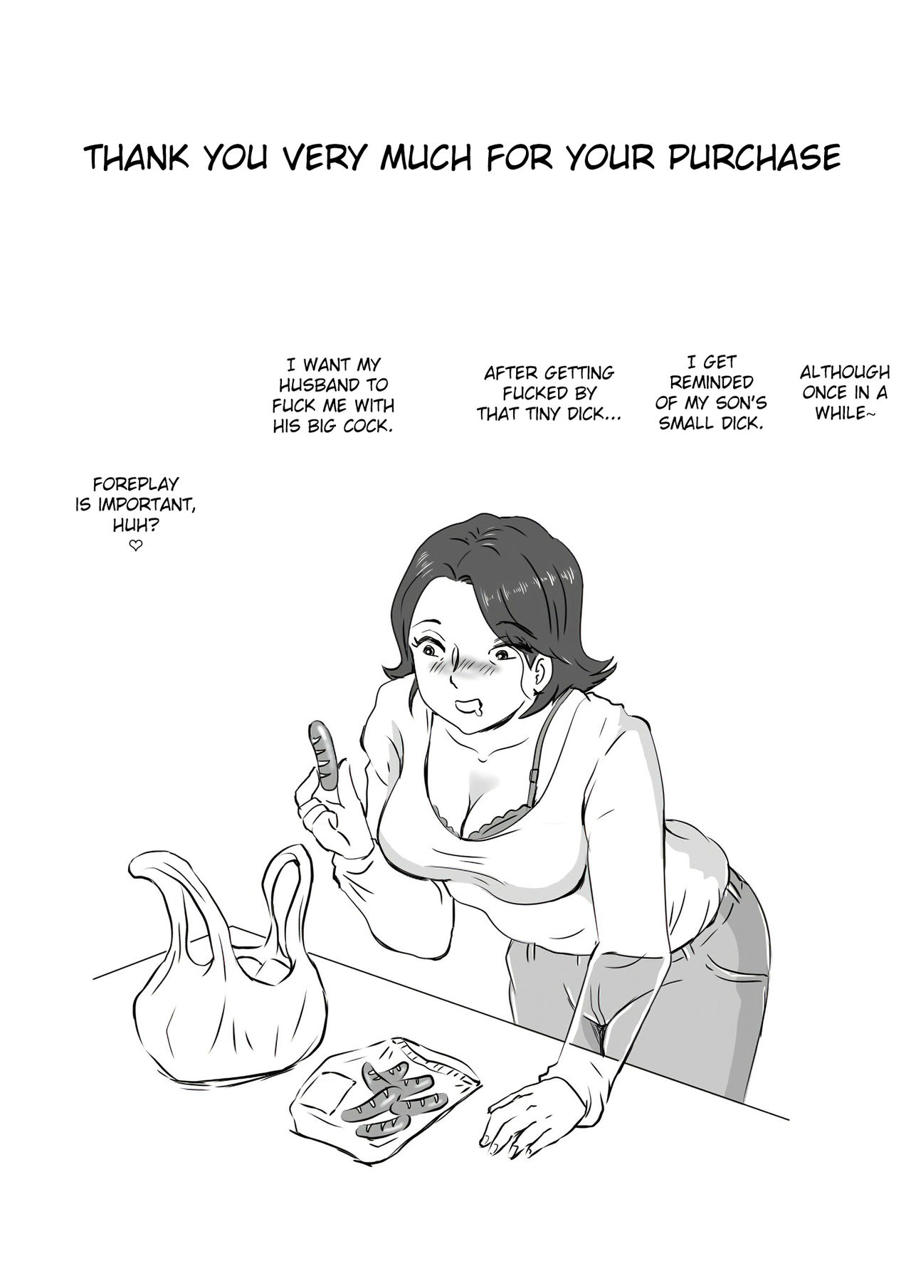 [桃尻ハッスル堂] お母さんと短小息子 [英訳]