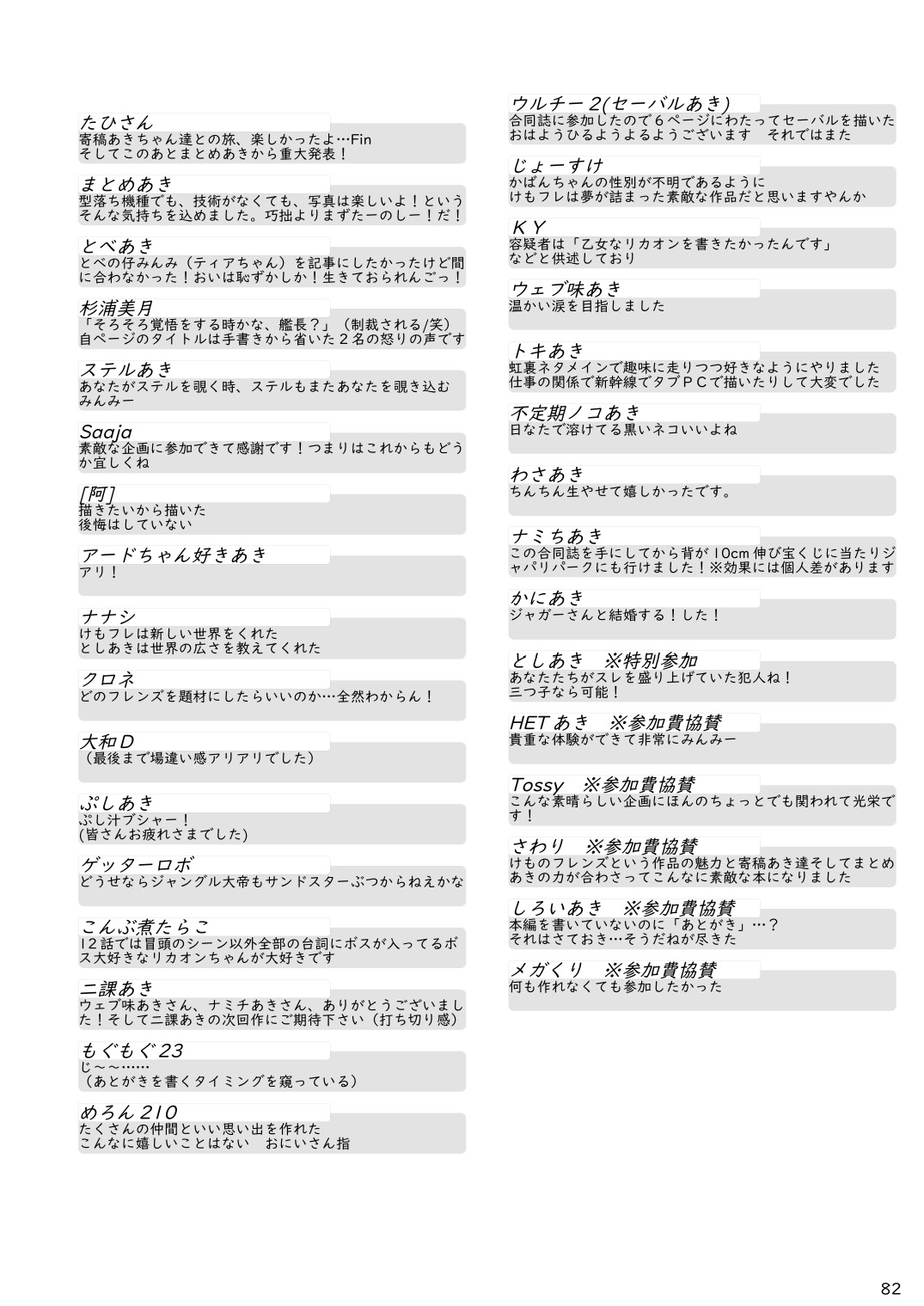 [mayけものフレンズ (よろず)] mayけものフレンズスレ合同誌 (けものフレンズ) [DL版]