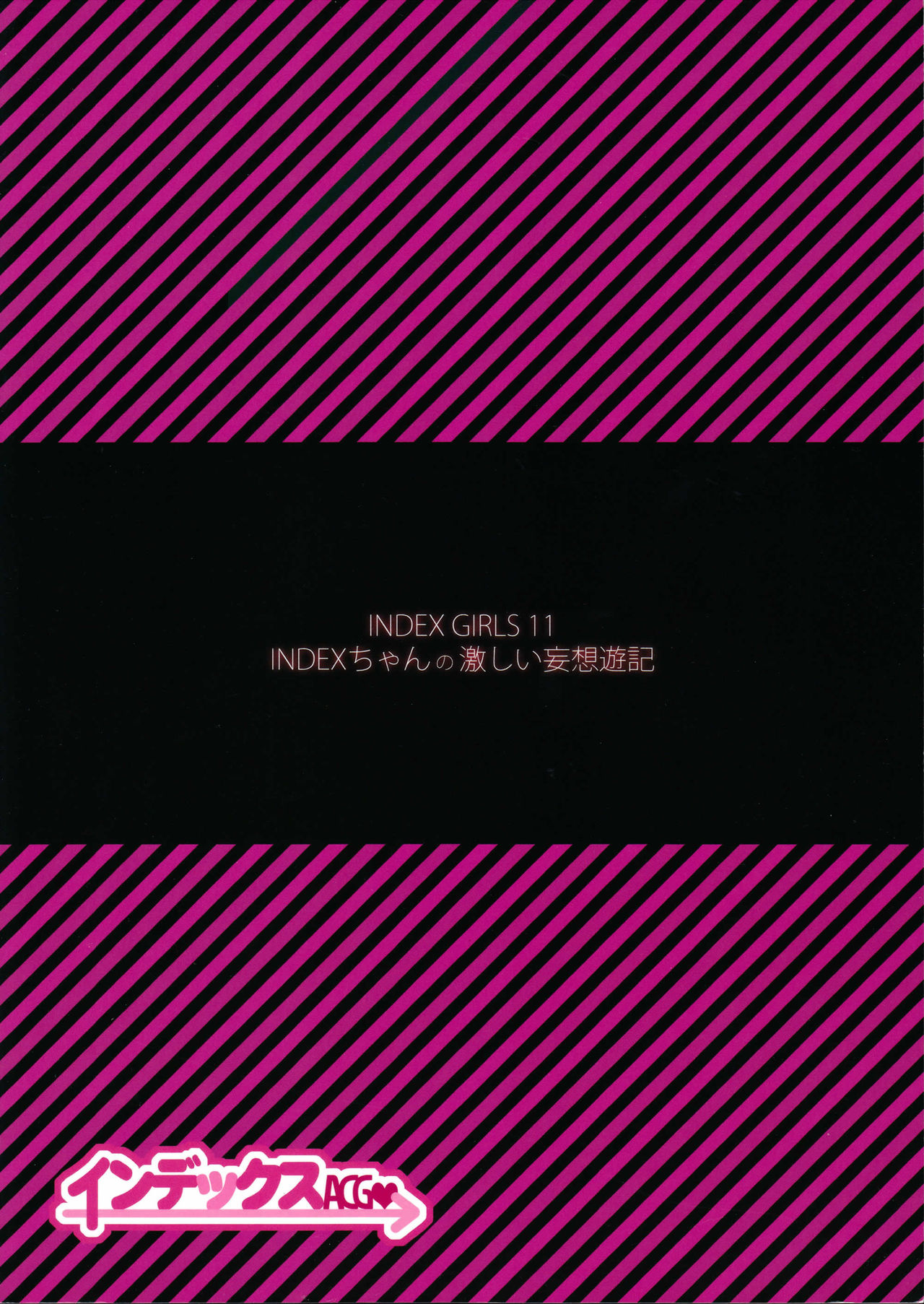 (C93) [インデックスACG (天乃一水)] INDEXGIRLS11 INDEXちゃんの激しい妄想遊記 [中国翻訳]