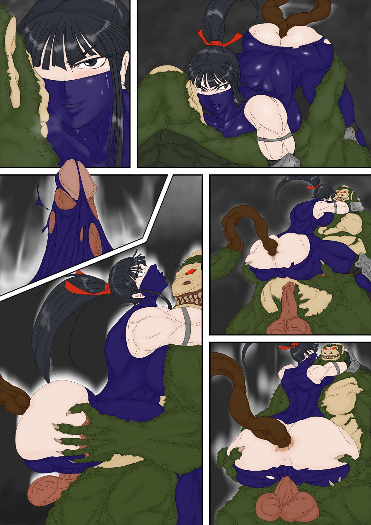 [いんじゃ] 淫魔戦記 vs猿猴 後編