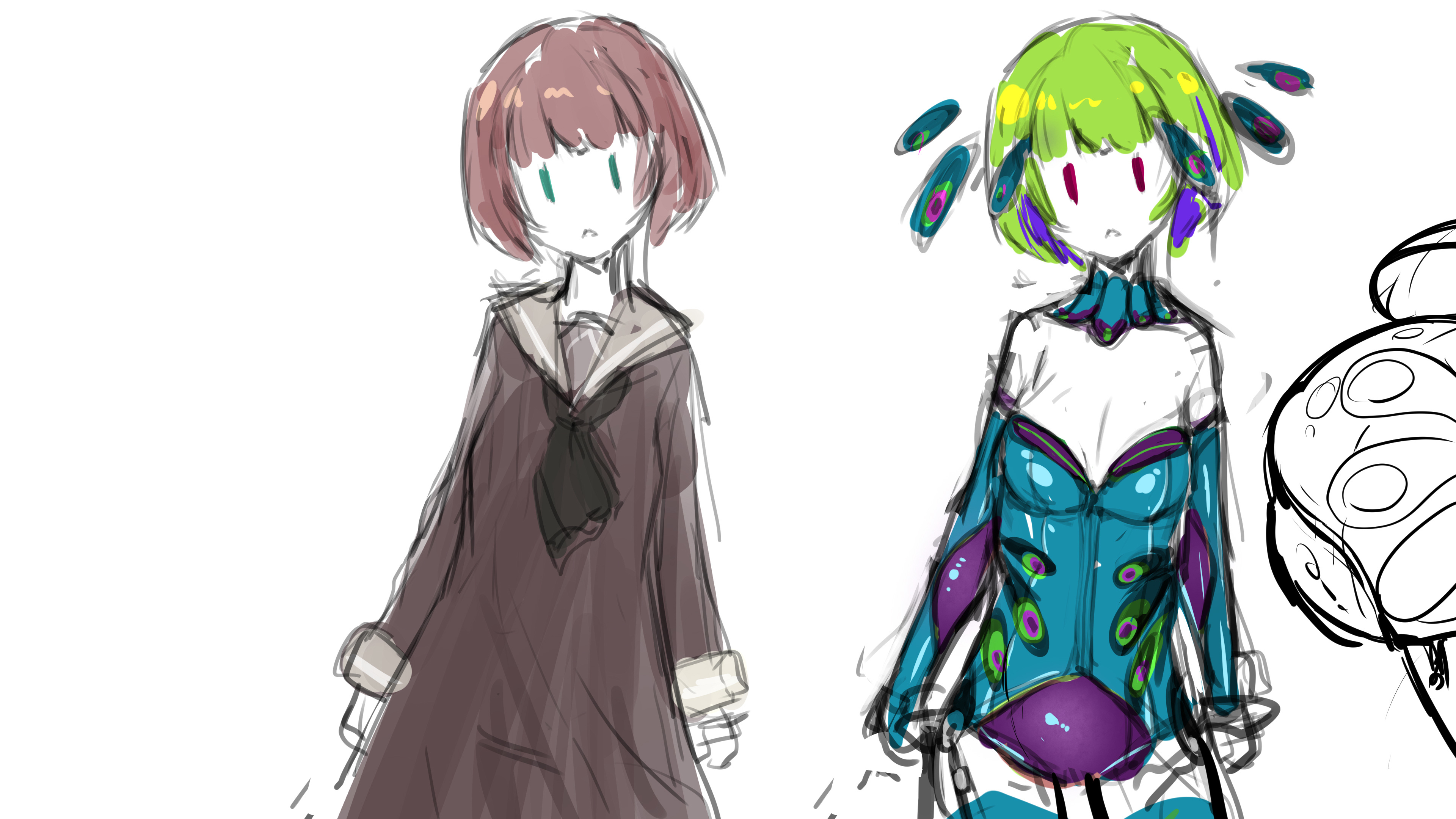 セイギの変身ヒロインホワイトバルーンvsアクノボウフェティマッドサイエンティストブラックインフレ