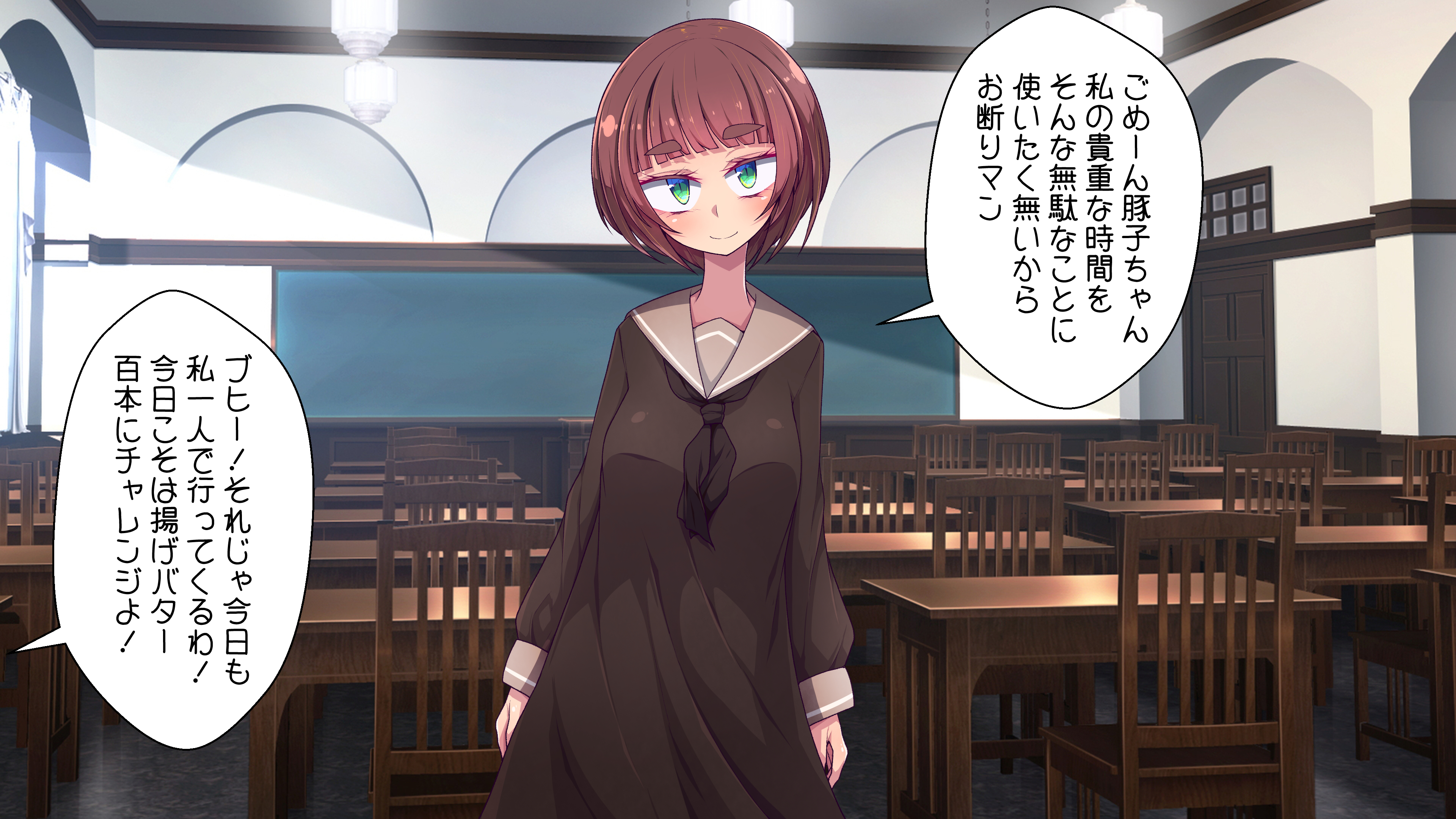 セイギの変身ヒロインホワイトバルーンvsアクノボウフェティマッドサイエンティストブラックインフレ