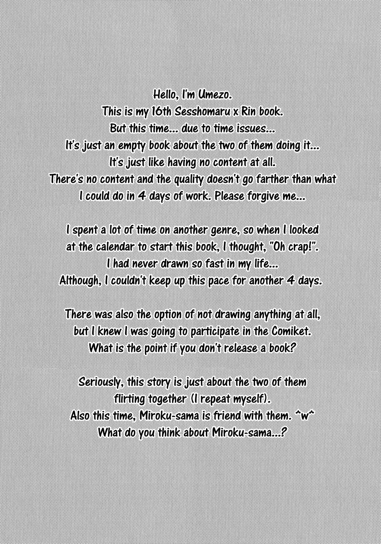 （C97）[カーシャ（梅蔵）]美薬こうか|媚薬効果（犬夜叉）[英語] [EHCove]