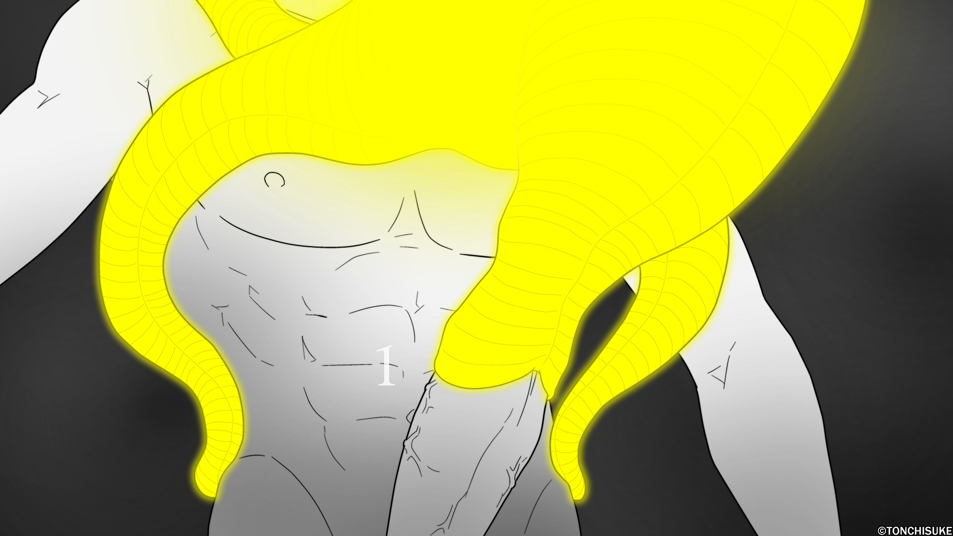 ヒトデの精液を食べる