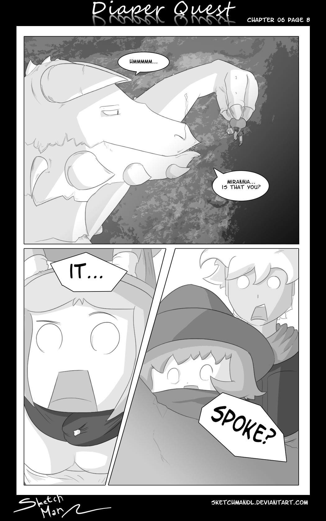 スケッチマンのおむつクエスト完了