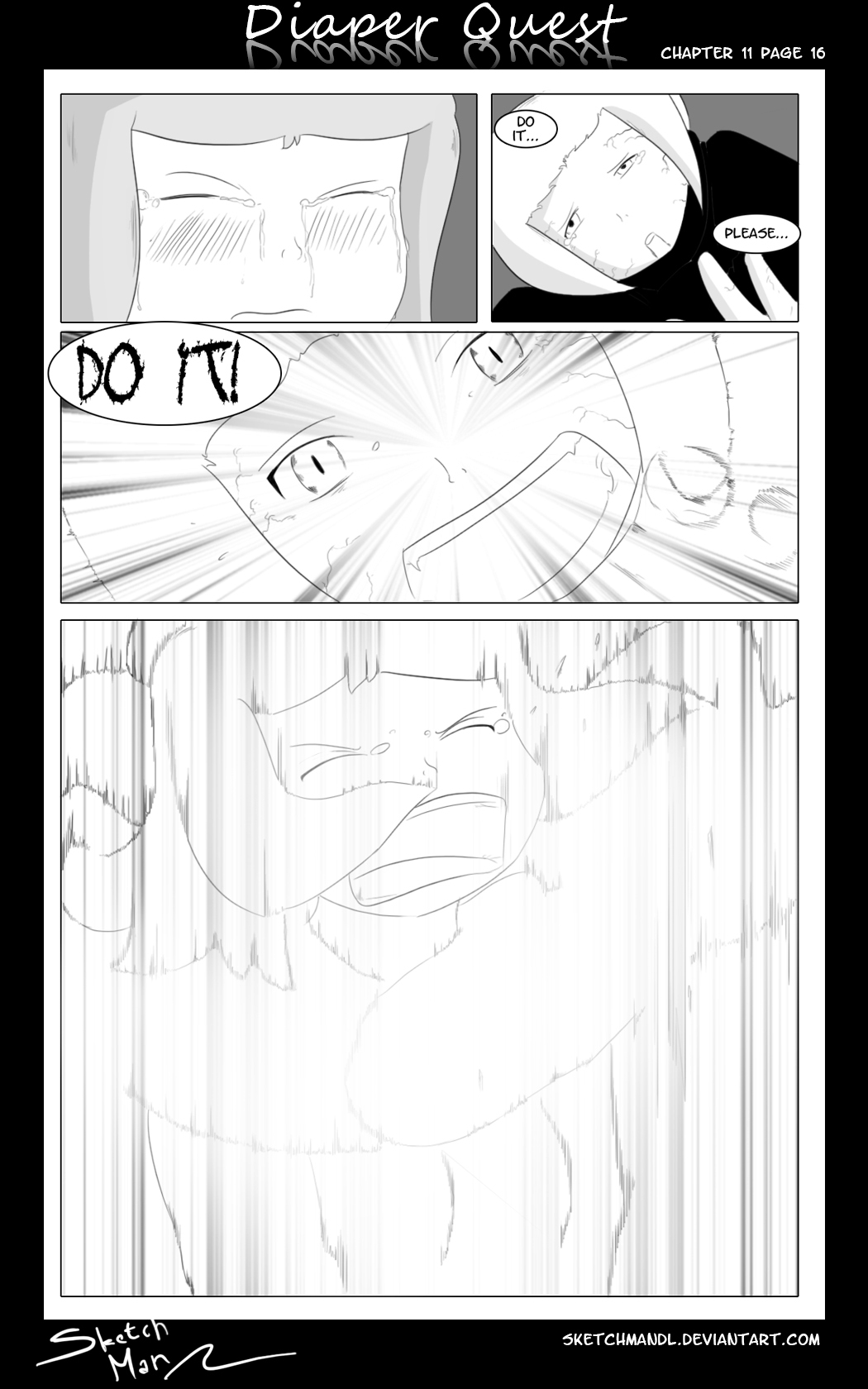 スケッチマンのおむつクエスト完了