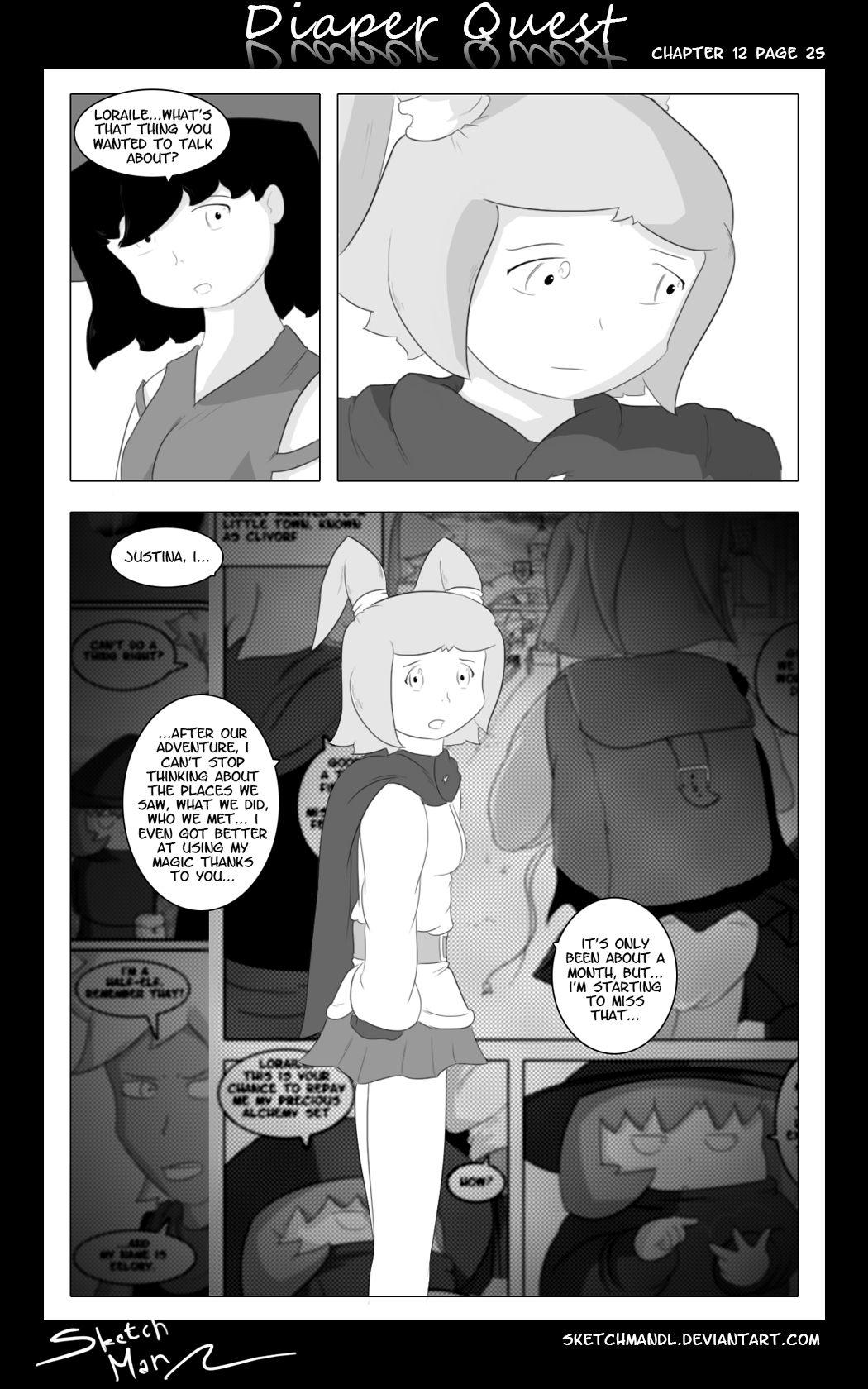 スケッチマンのおむつクエスト完了