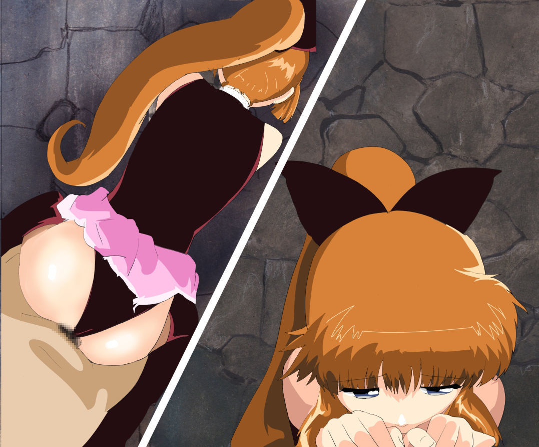 捕らえられた怪盗少女