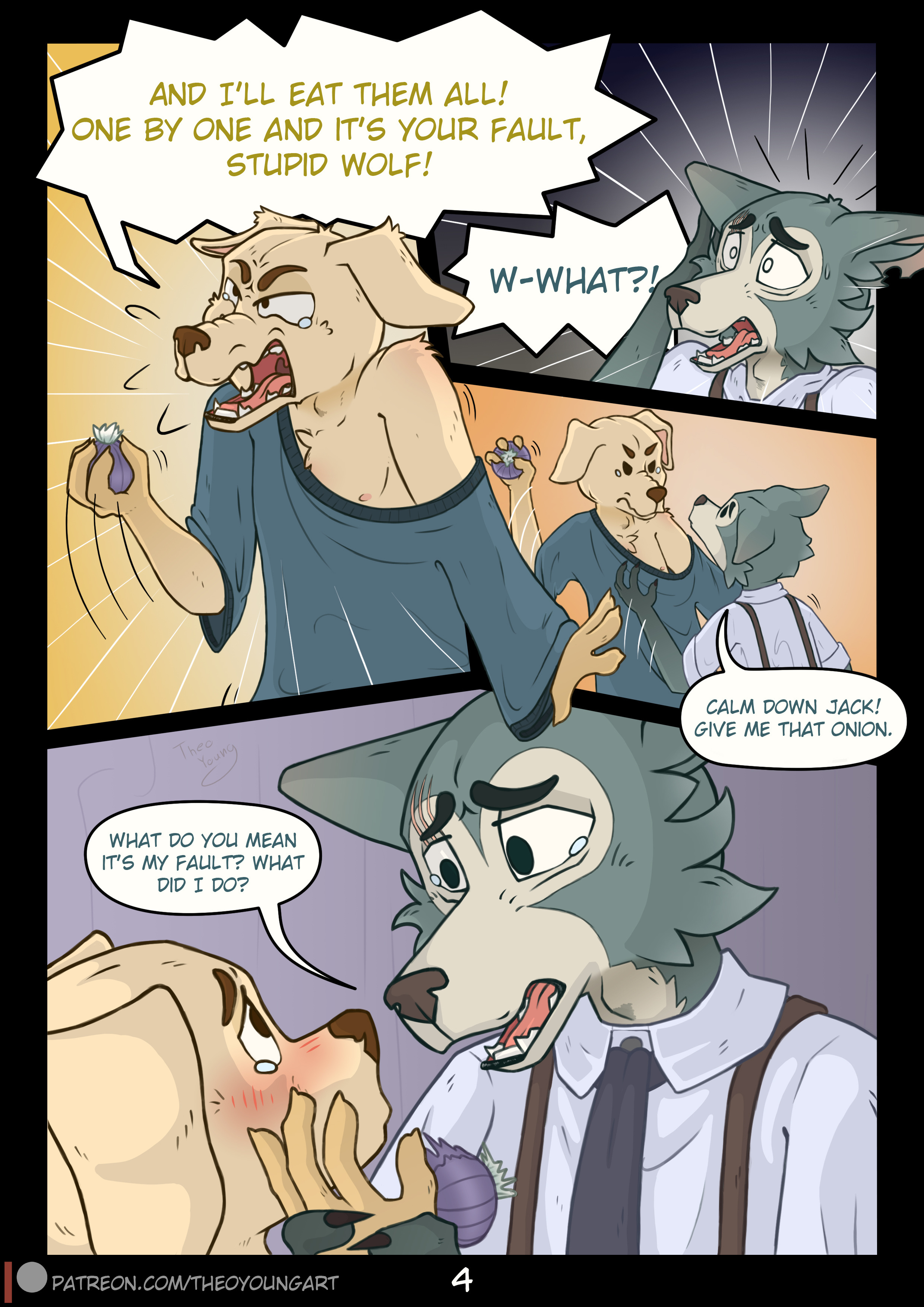 友情の純粋な骨エンドコミック