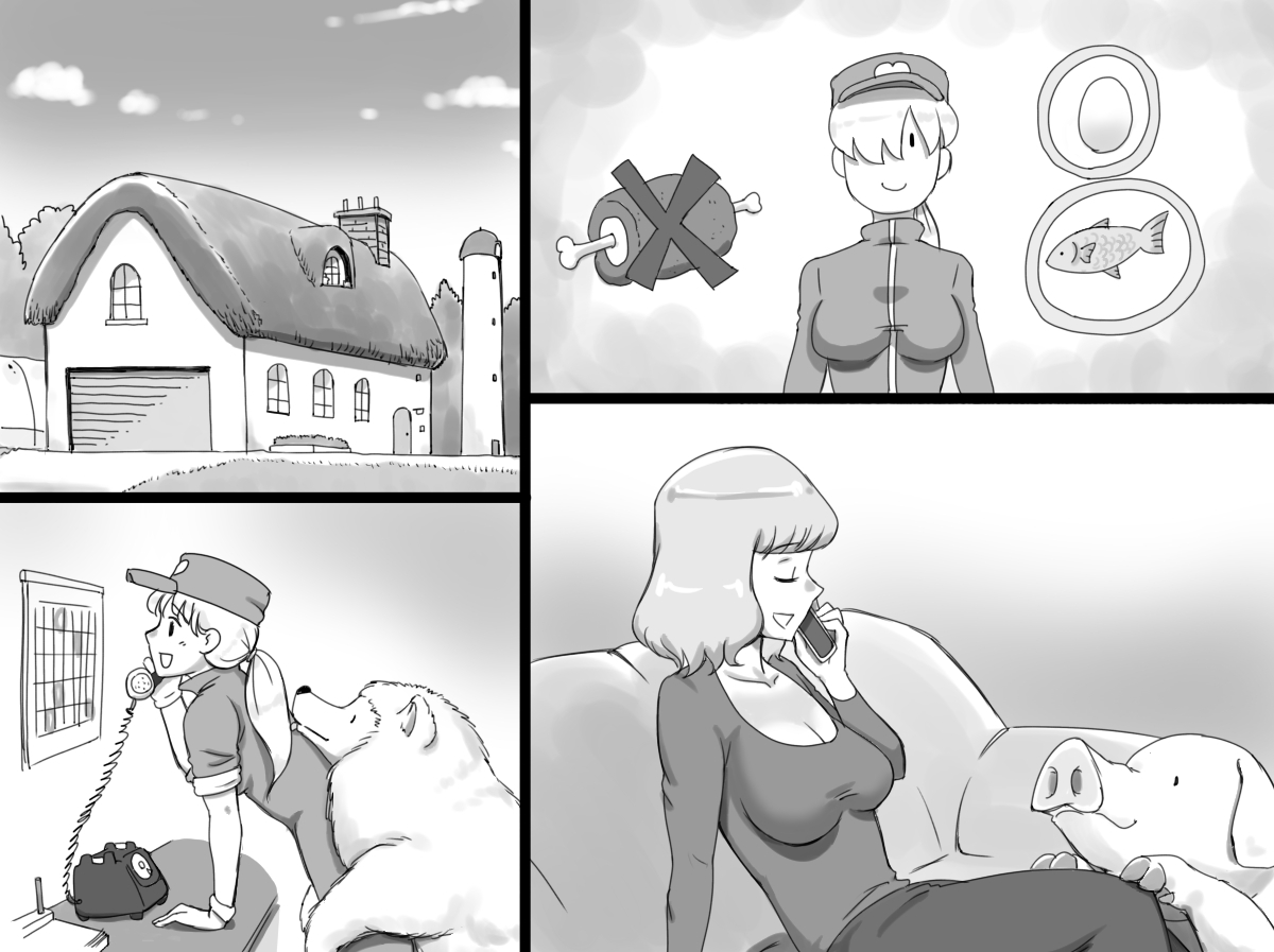 どうぶつのうじょう-3-びきのこぶたちゃん編