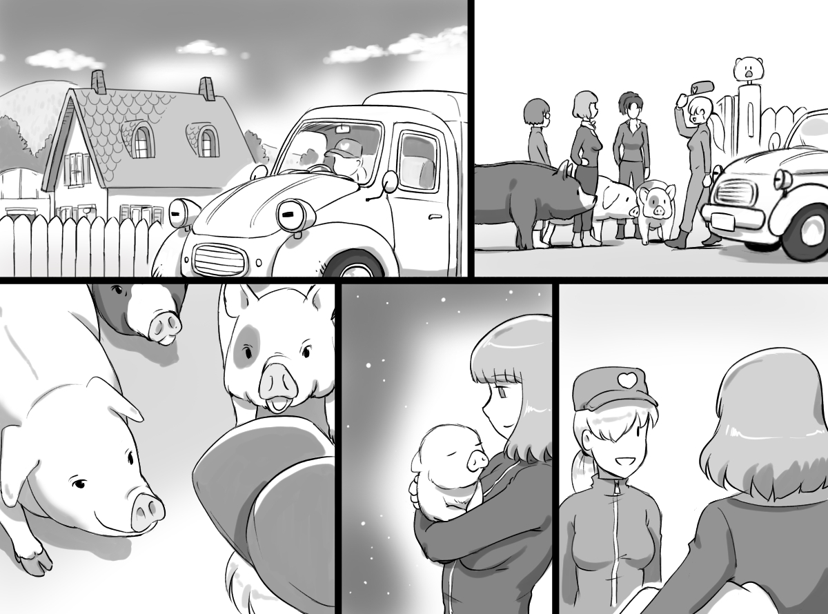 どうぶつのうじょう-3-びきのこぶたちゃん編