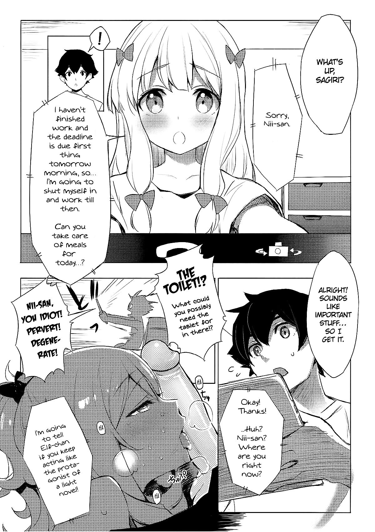 (C92) [WASABI (畳)] Elven Sanctuary (エロマンガ先生) [英訳] [無修正]