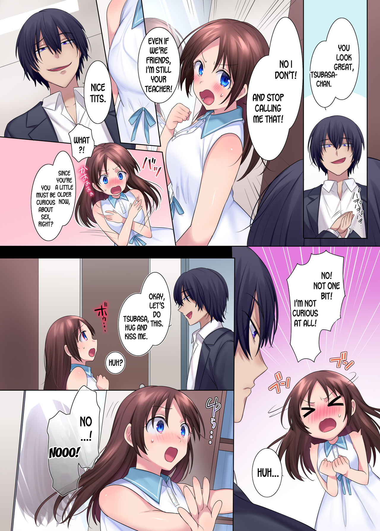 [あむぁいおかし製作所 (柊ぽぷら、ととやす)] サイコパス幼馴染と巨乳女教師にされたオレ ～過去改変でヤりたい放題～ [英訳]