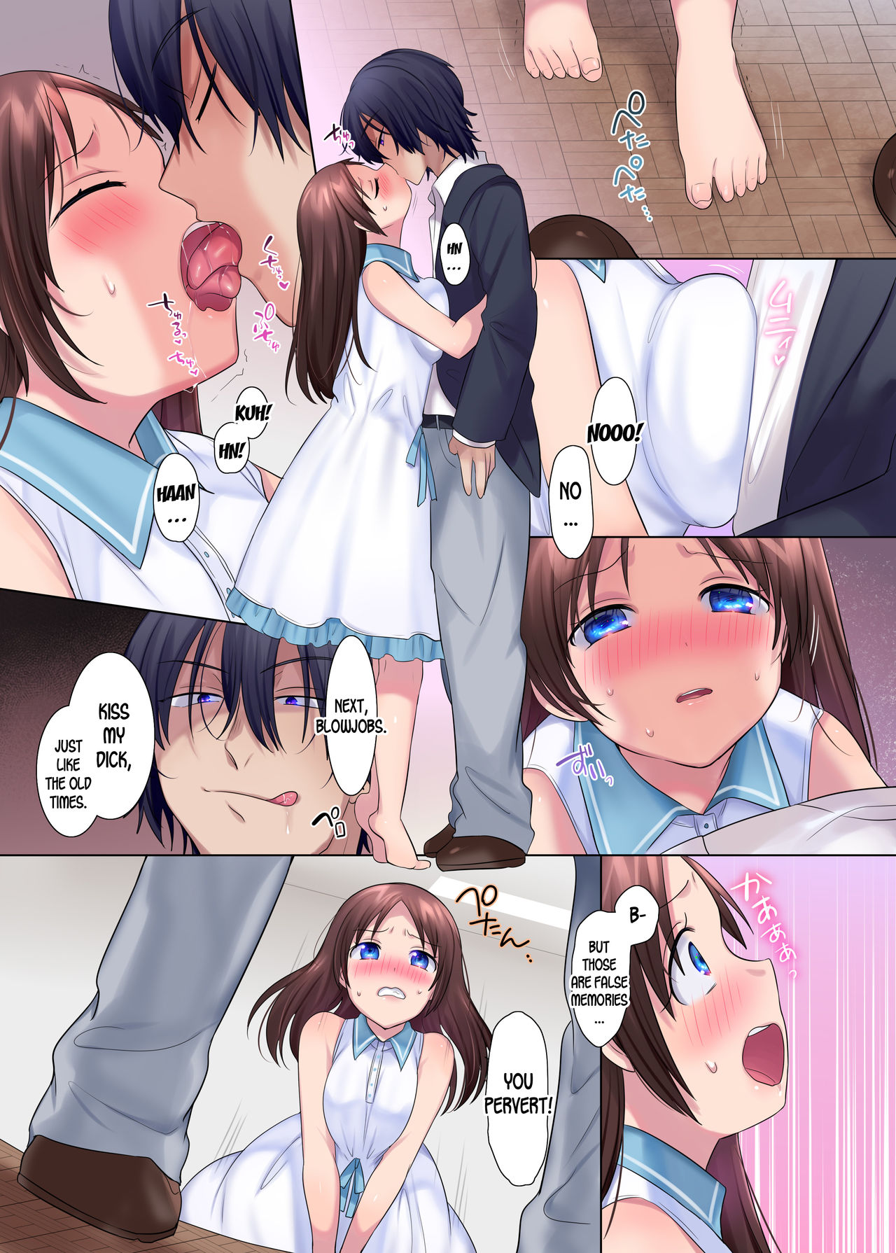 [あむぁいおかし製作所 (柊ぽぷら、ととやす)] サイコパス幼馴染と巨乳女教師にされたオレ ～過去改変でヤりたい放題～ [英訳]