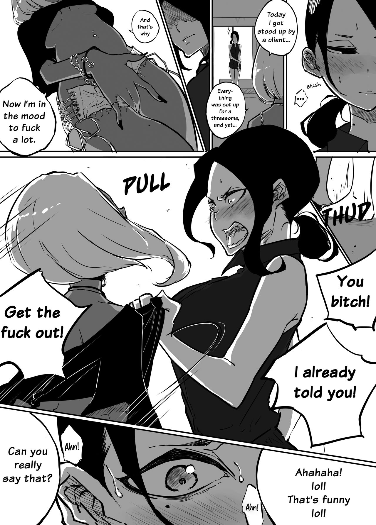 [Sky Dogma (ぱんだこりゃ)] スパルタ先生が教え子のビッチギャルにエッチな事される話2 [英訳]