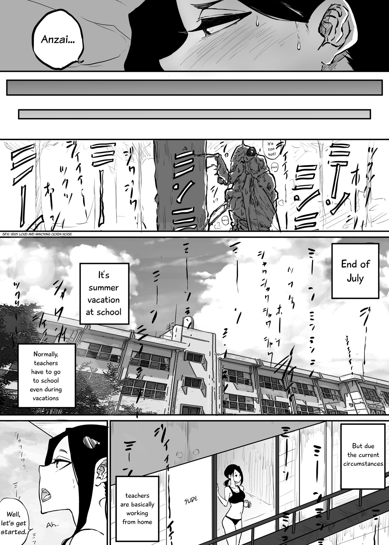 [Sky Dogma (ぱんだこりゃ)] スパルタ先生が教え子のビッチギャルにエッチな事される話2 [英訳]