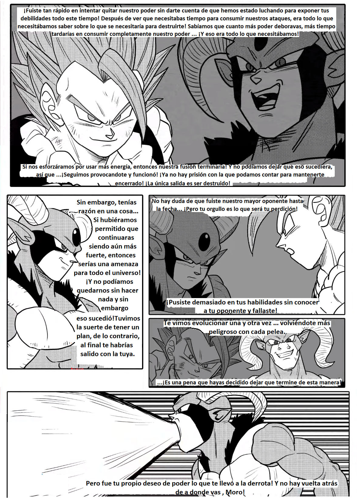 ドラゴンボール超を超えて：ゴジータ対モロが始まります！