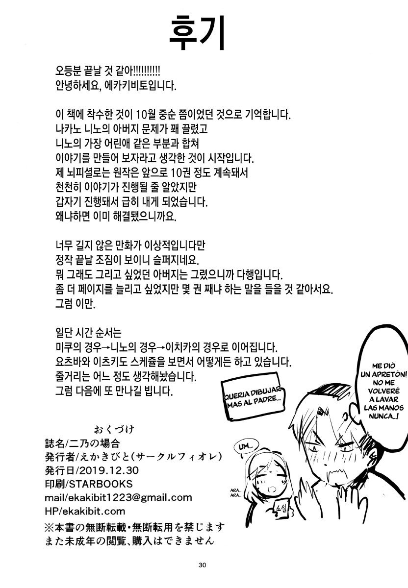 にのばあい| La Situacion De Nino