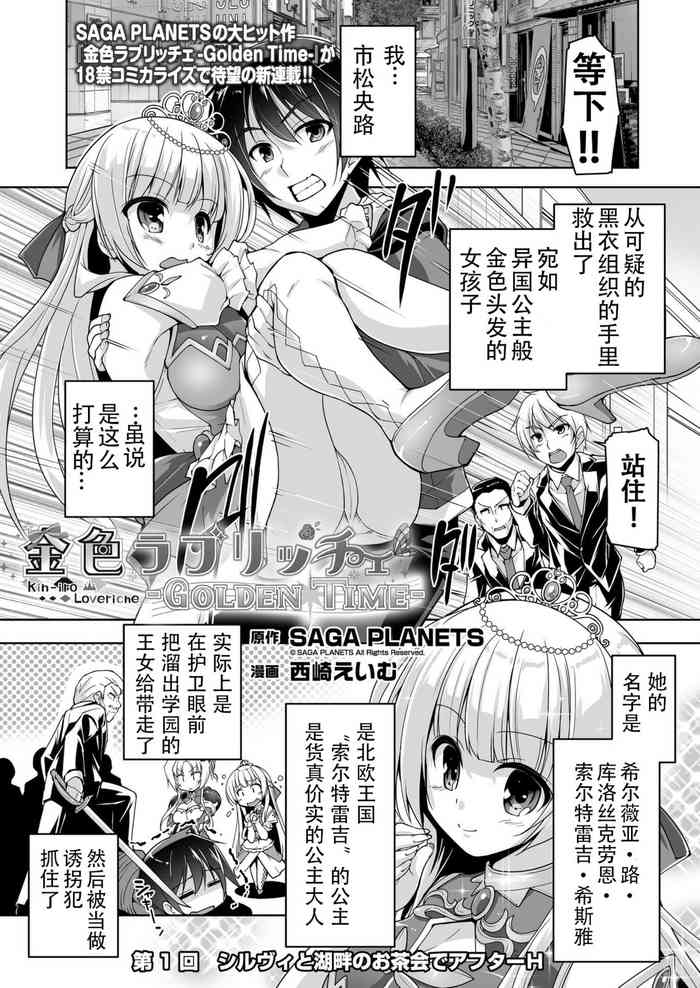 [西崎えいむ] シルヴィと湖畔のお茶会でアフターＨ(金色ラブリッチェ) [中国翻訳] [DL版]