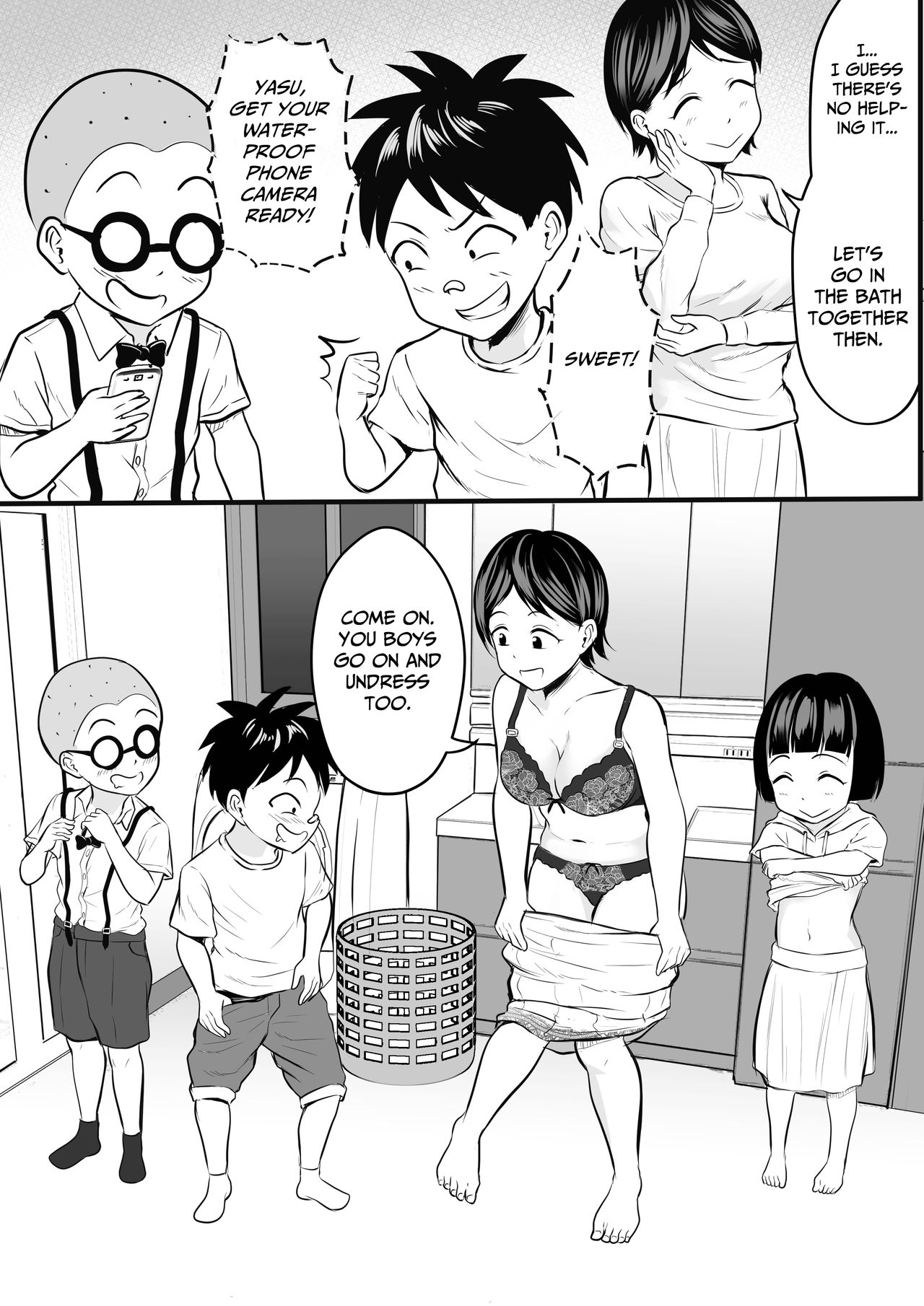 [年上おねーさん天国 (華火れん)] 同級生のママをハメ撮りミッション! [英訳]