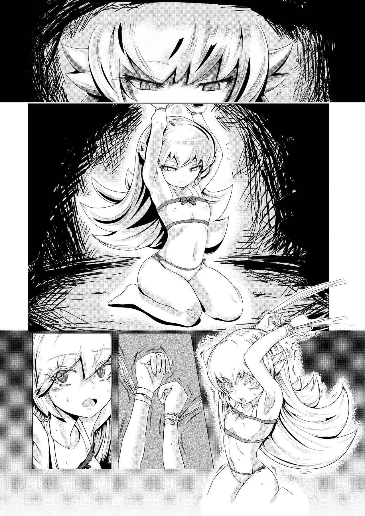 [ラジカル天使 (ダイナマイト☆トモカズ)] LOYAL BLOOD ～ロリ吸血鬼に精液吸わせて調教してみた～ (化物語)