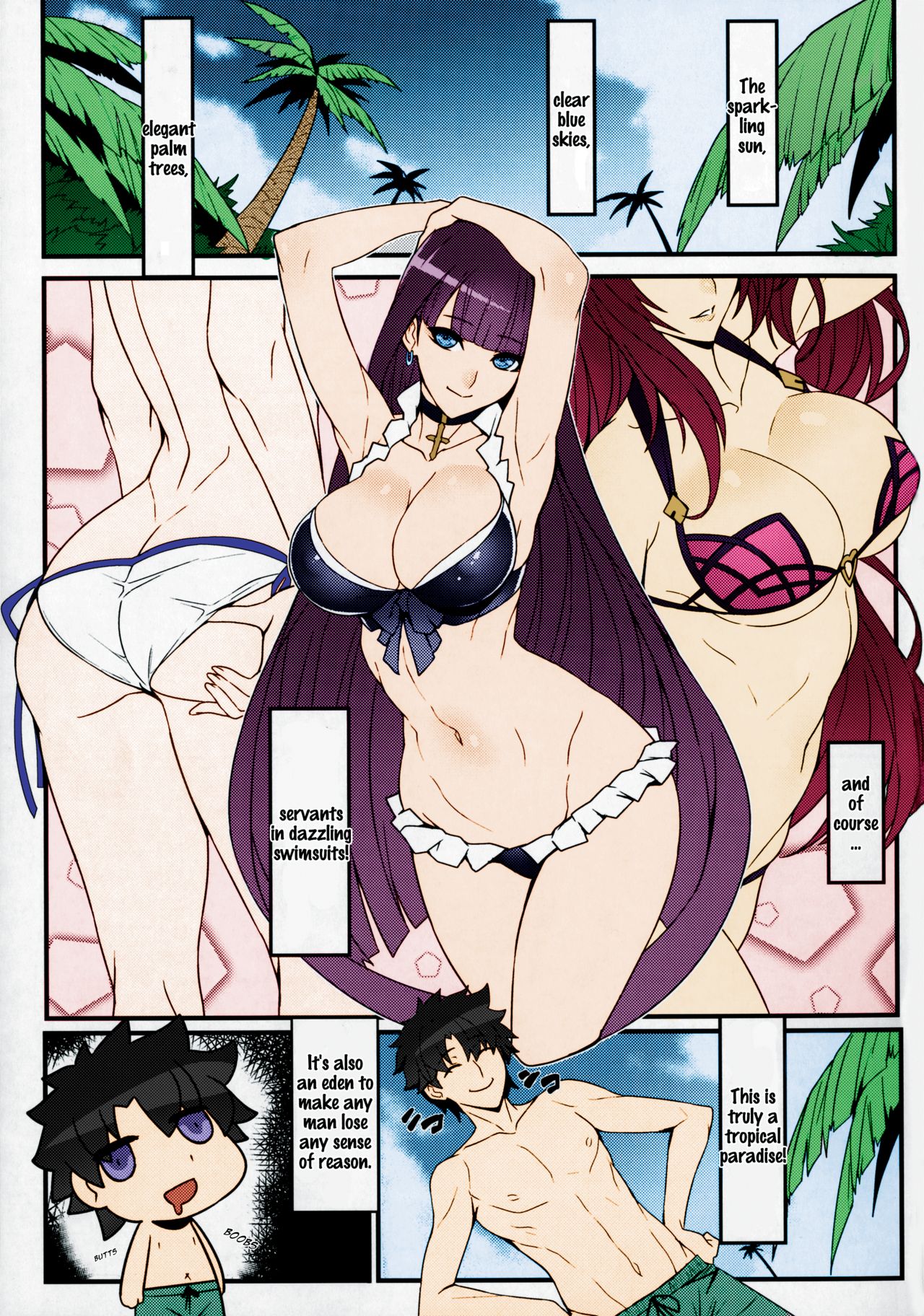 (C92) [バンサンカン (ばん!)] tropical sanctuary (Fate/Grand Order) [英訳]