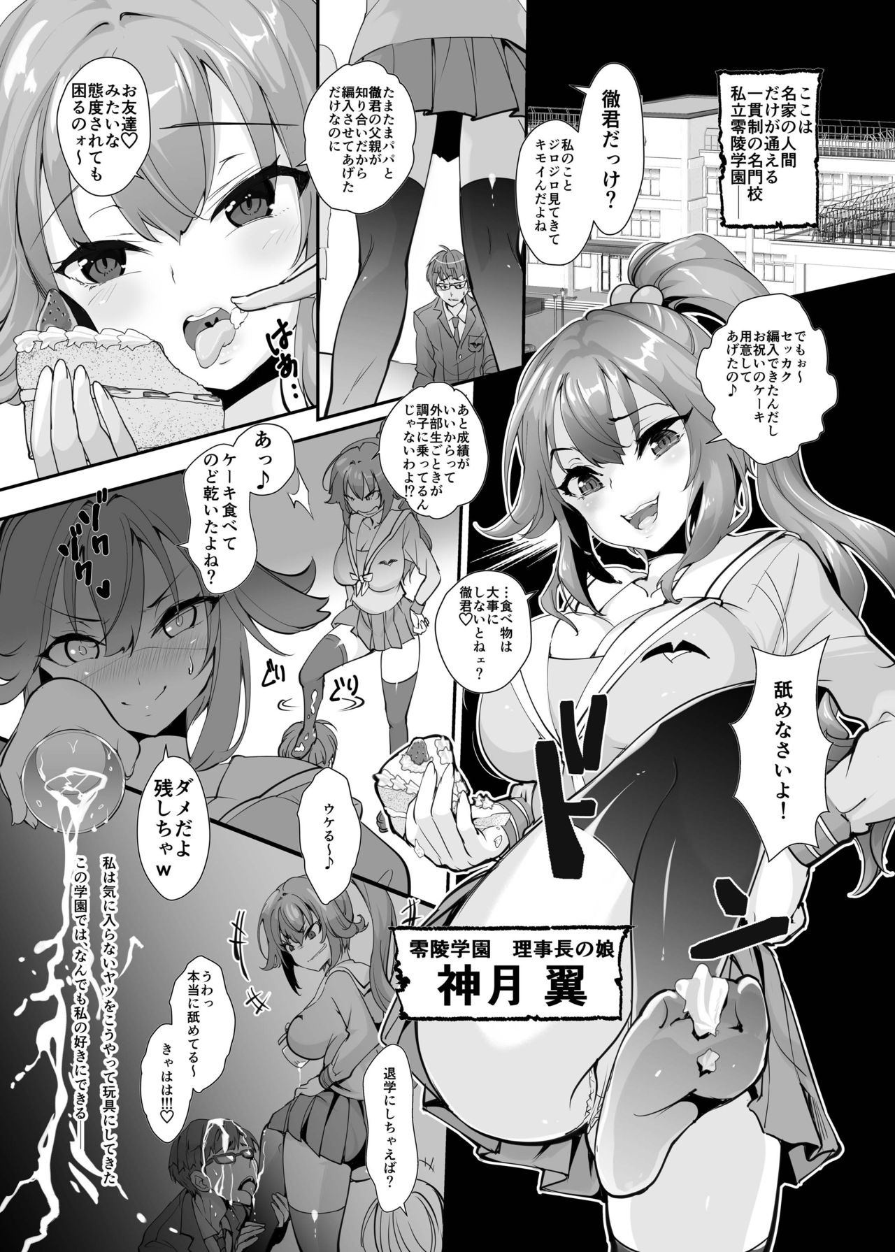 [+丼 (どんだけい)] 復讐！！転落学園の肉便姫！！ [DL版]