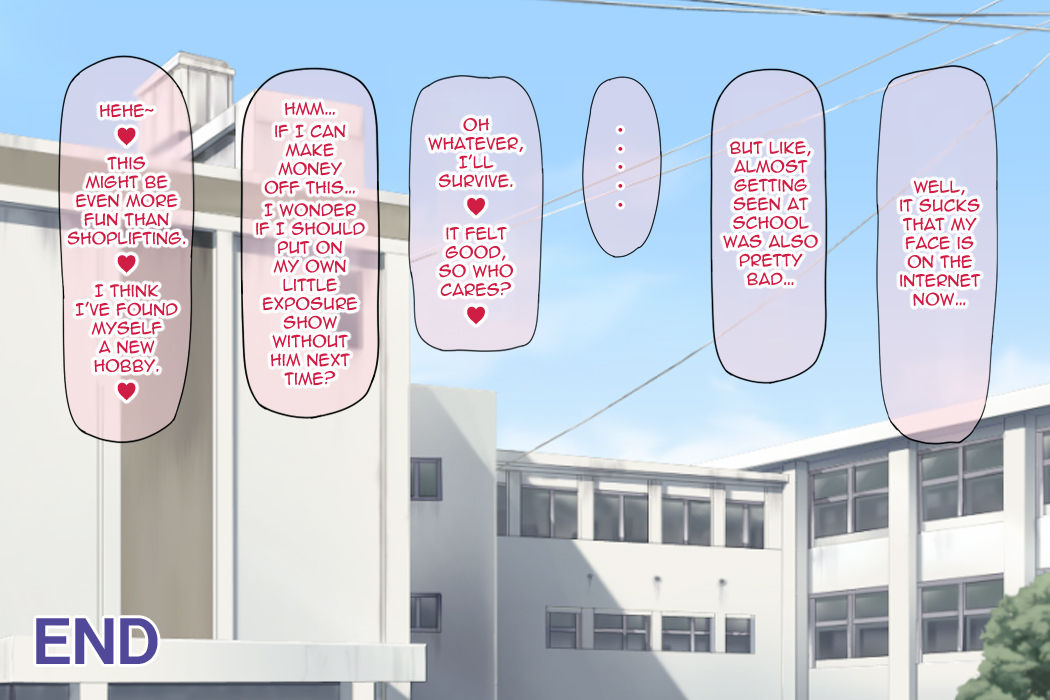 [Fall-in-Love] 生放送!黒ギャル全裸登校 [英訳]