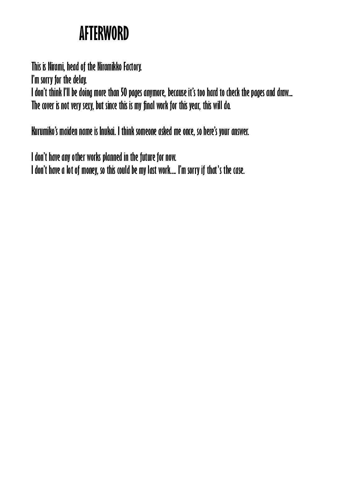 [にらみっ子工場] 金髪ヤンチャ系な彼女との暮らし方2・後編 [英訳] [DL版]