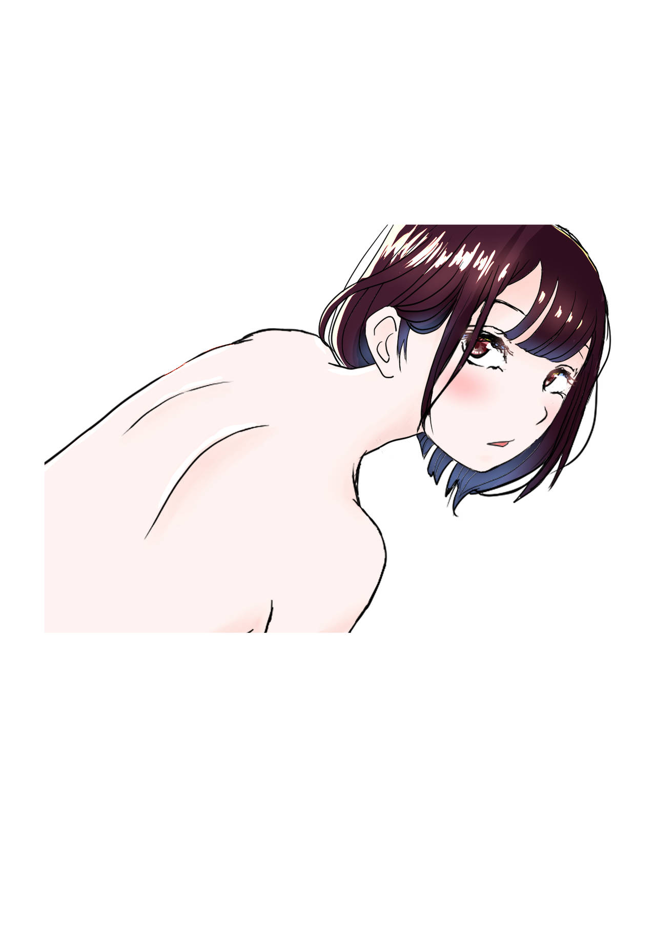 [赤本アカモト] オレの無口彼女が、終電逃して中年上司と1泊することにNTR