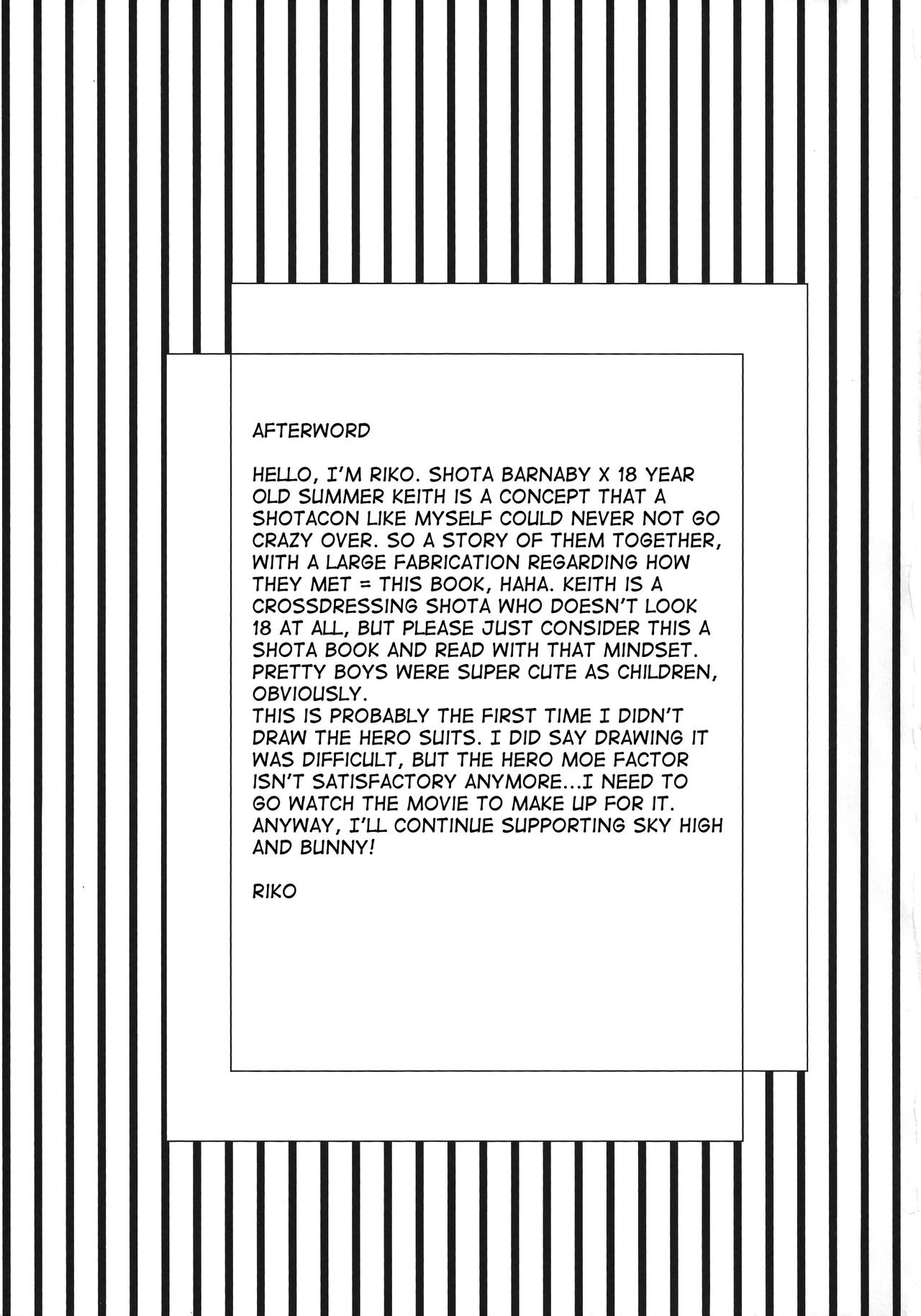 (ハイ!ハイ!ハイ!) [屑屋 (利行)] The eve (TIGER & BUNNY) [英訳]