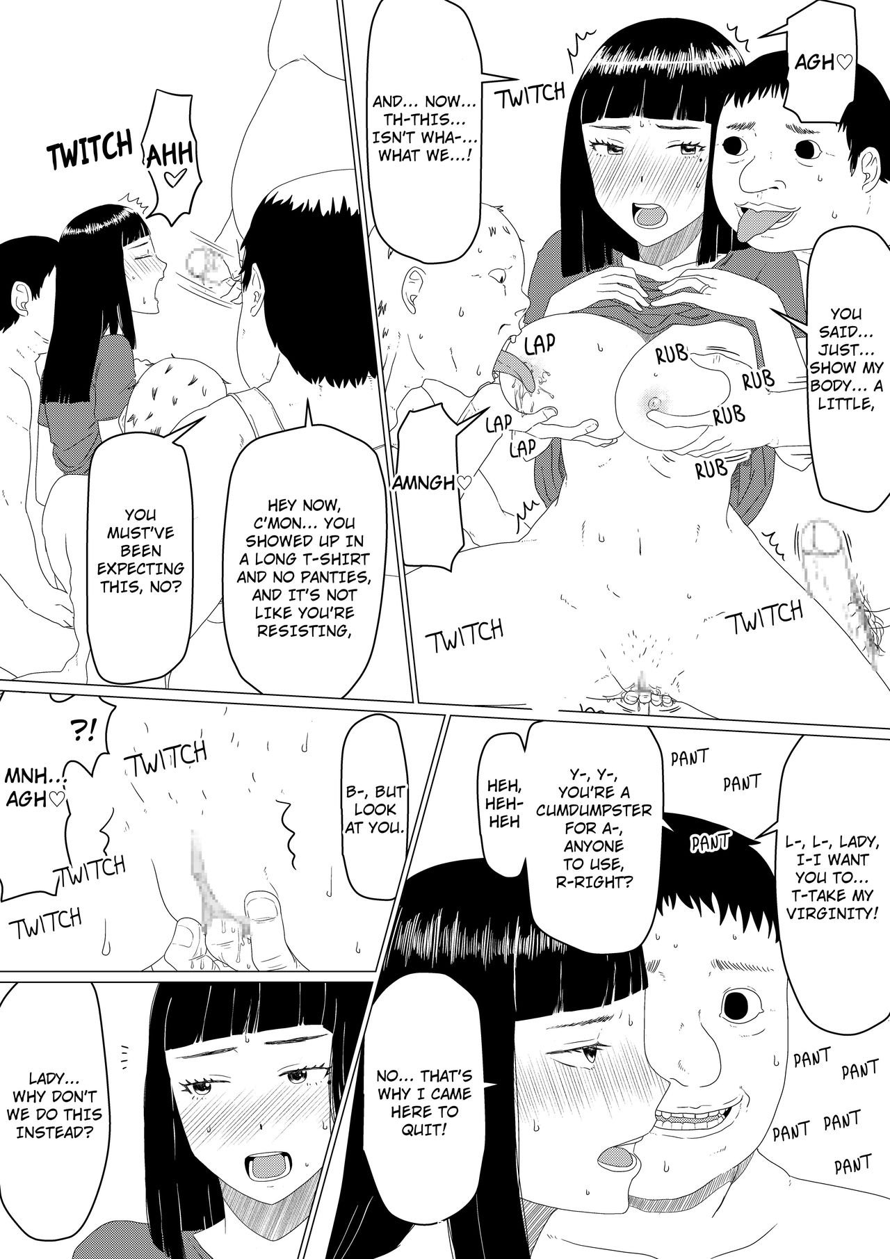 [地獄のにゃんこ] ちえりさんは負けられない！2 -夫公認マンション共有寝取らせ便器妻・後編- [英語]