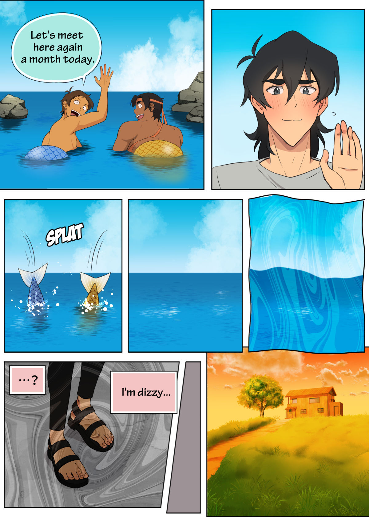 [halleseed] As Wet As a Merman (Voltron: Legendary Defender) [英語]