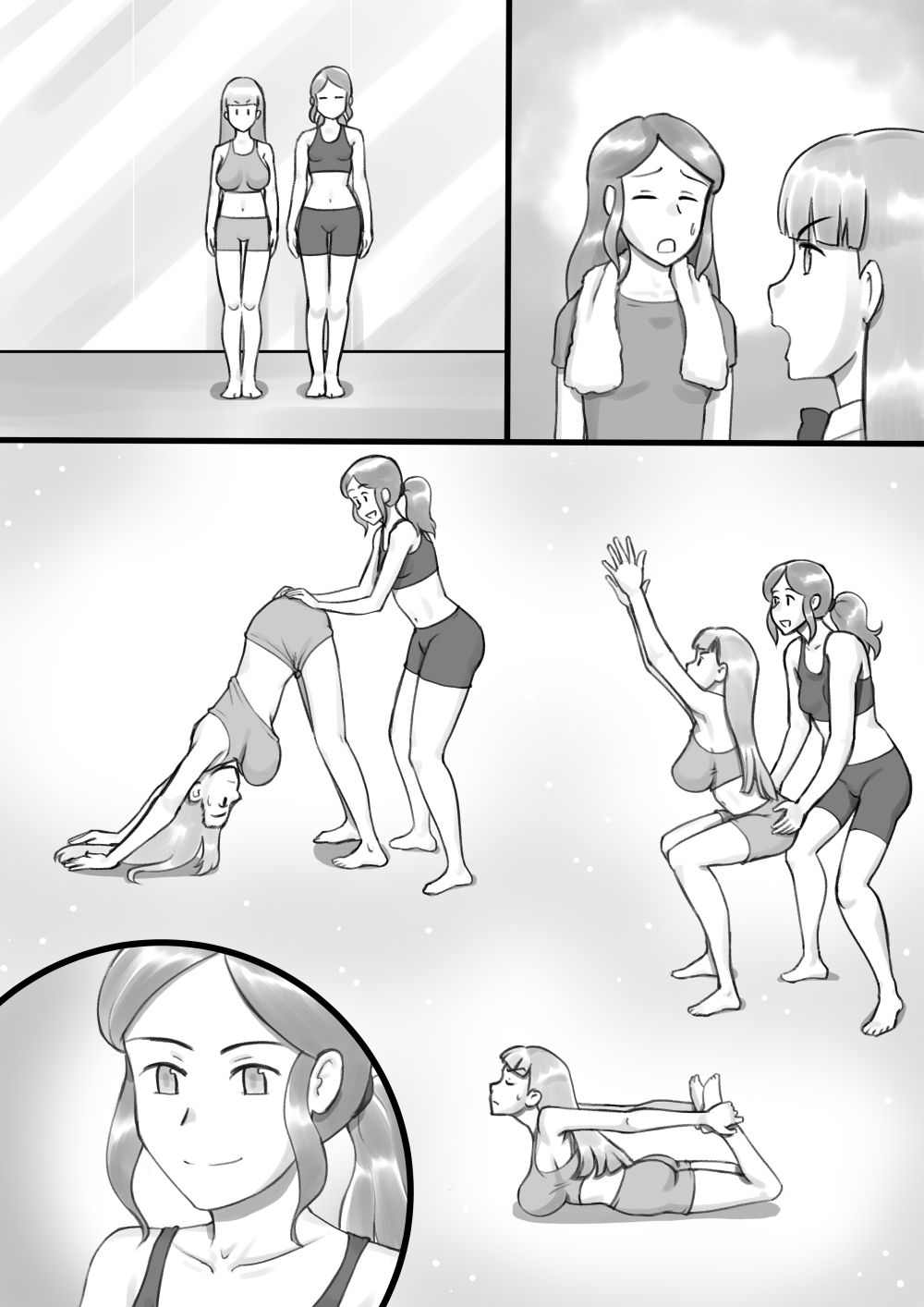 ママの女の子-秘密のバストレッスン