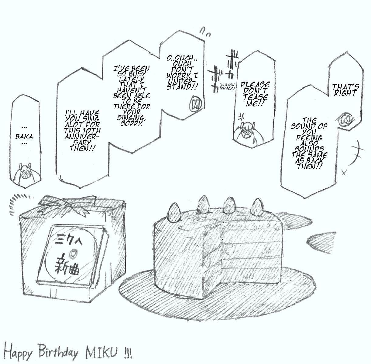 【初音ミク10th】初めての放尿音