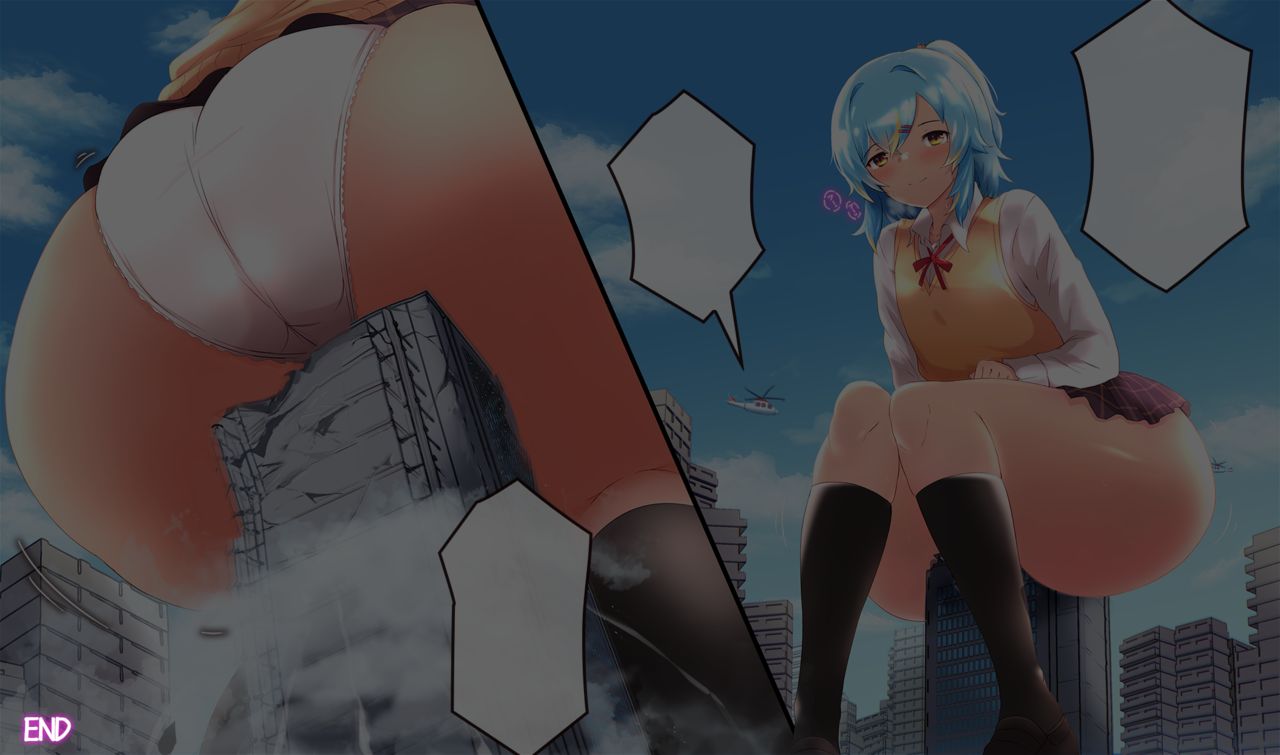 [てるを] るい巨大化イラストの差分セット [英訳]