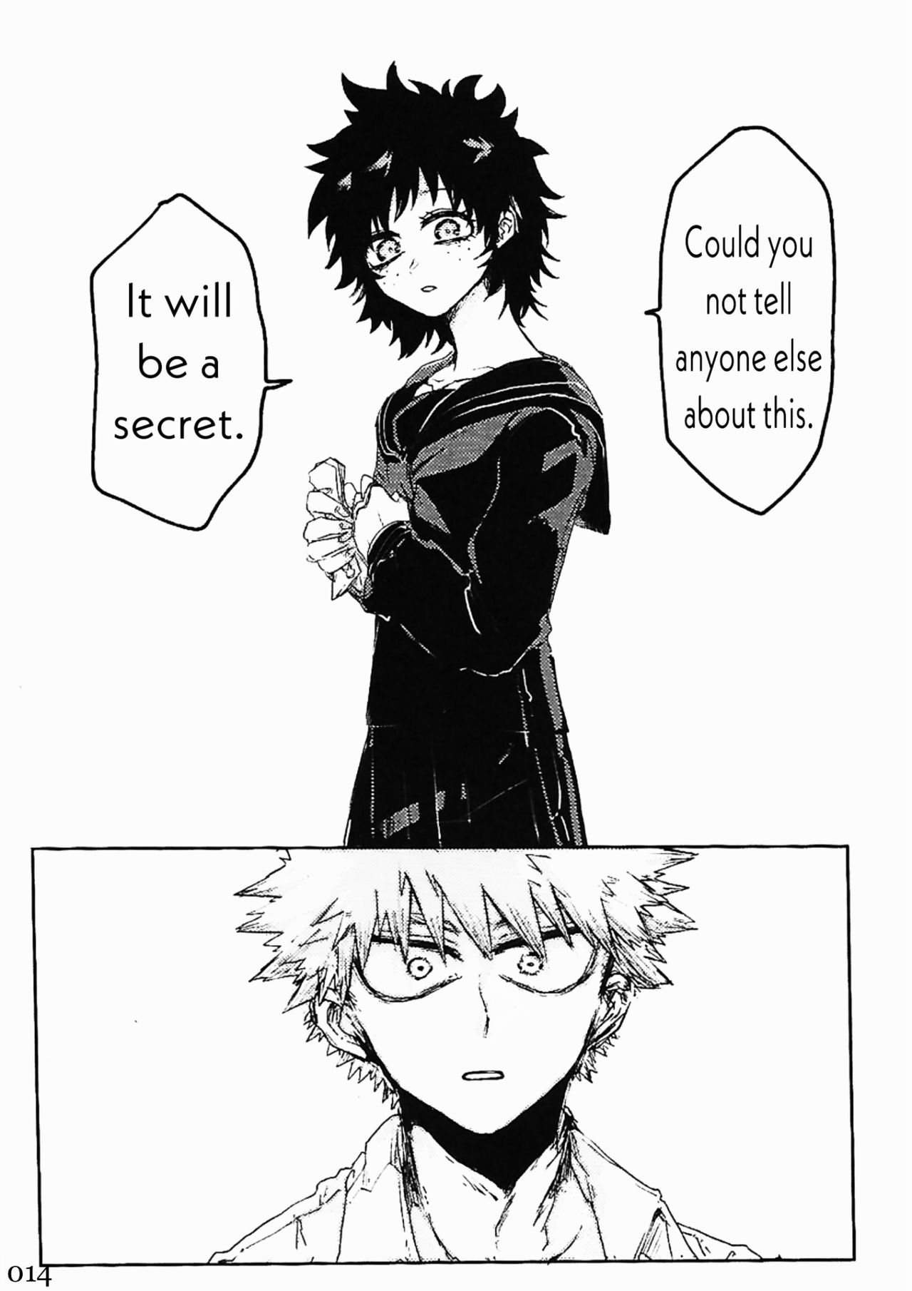 [心が折れてる (折れたシャー芯)] そして曲は止まない (僕のヒーローアカデミア) [英訳]