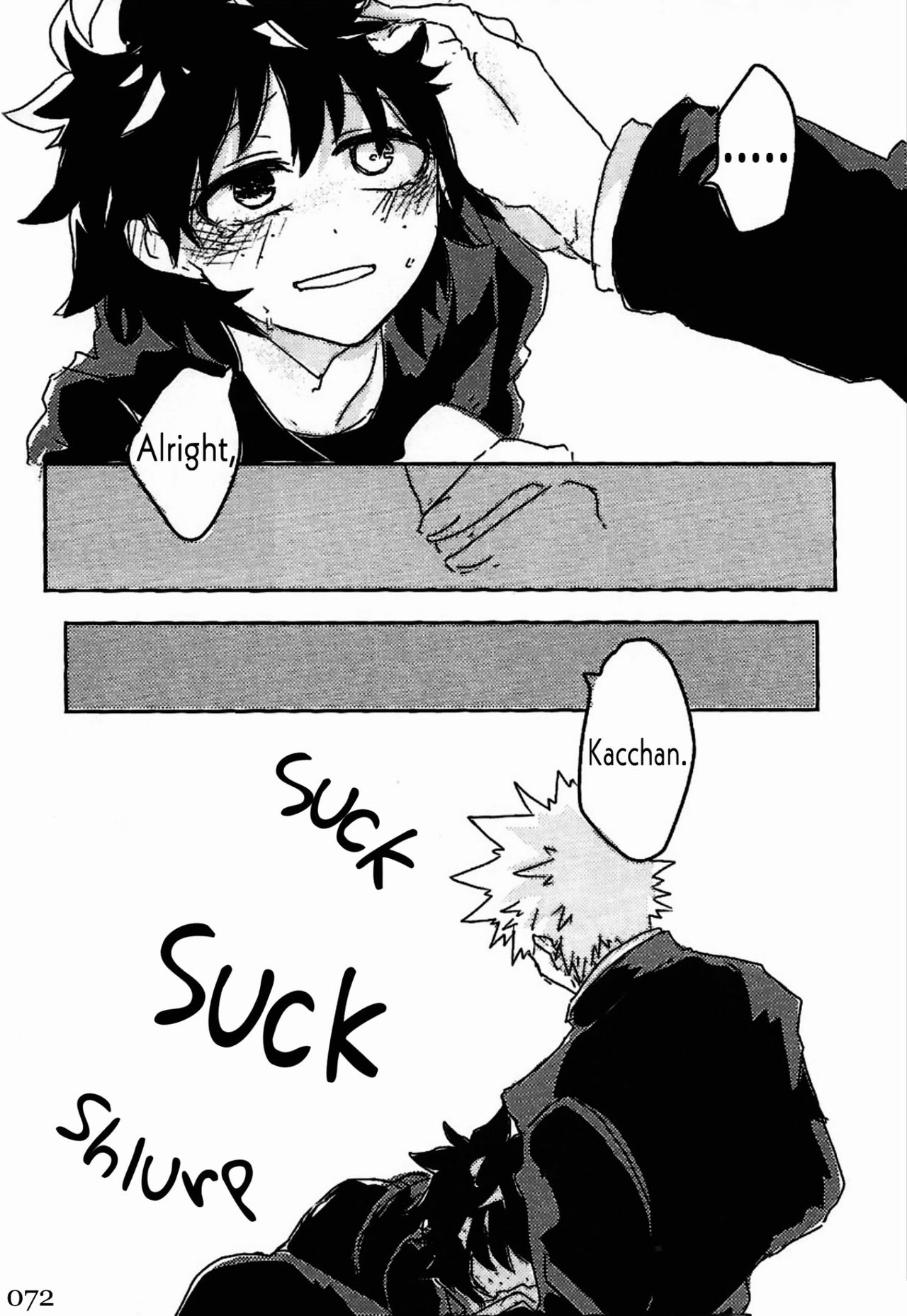 [心が折れてる (折れたシャー芯)] そして曲は止まない (僕のヒーローアカデミア) [英訳]