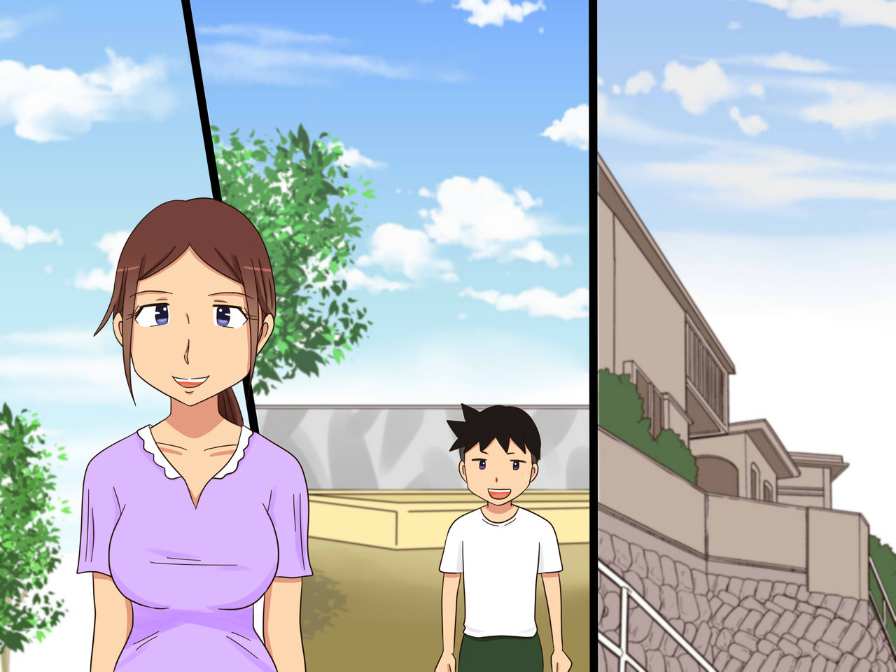 [年上熟女の魅力] 綺麗なおばさんとお風呂でセックスした童貞