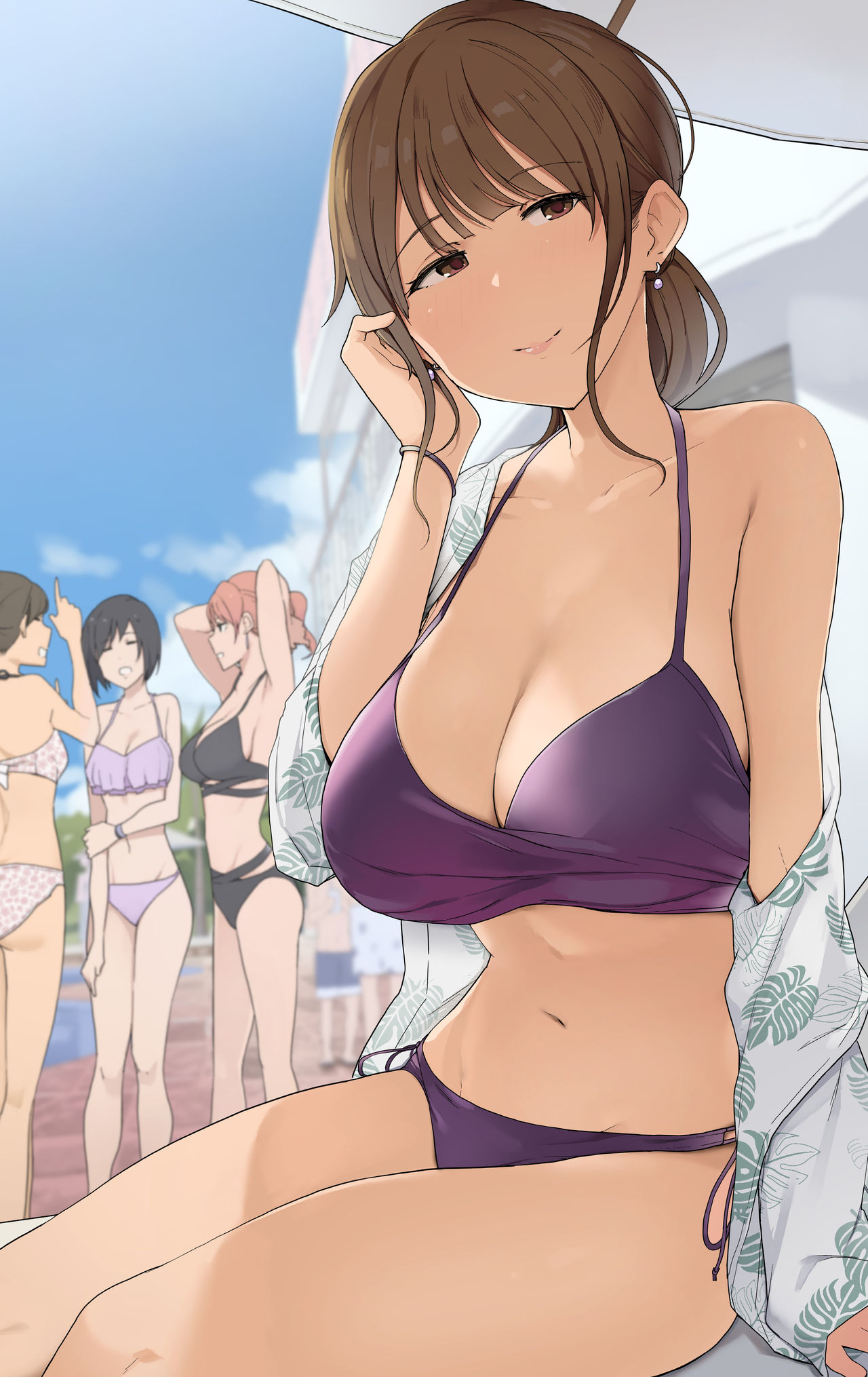 [わかまつ] 普段は甘々なお姉さんに金玉空っぽになるまでお仕置きされる話 [英訳]