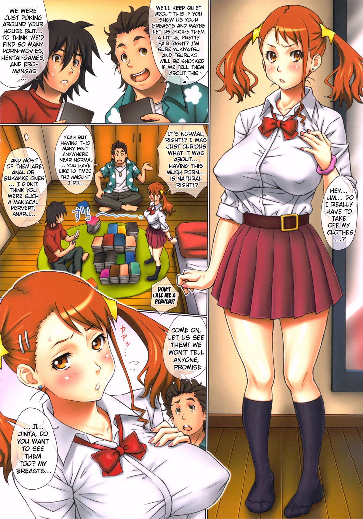 (C80) [GEGERA STANDARD (げげら俊和)] パイよせ!鳴子さん (あの日見た花の名前を僕達はまだ知らない。) [英訳]