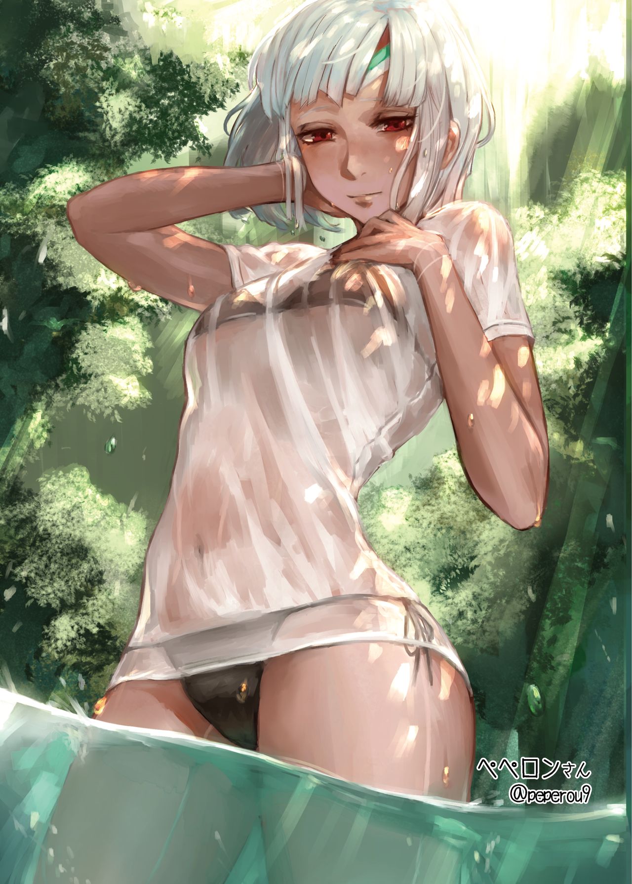 [ハッピークリスタル (草葉える)] 仮初めの躰であれど (Fate/Grand Order) [英訳] [DL版]