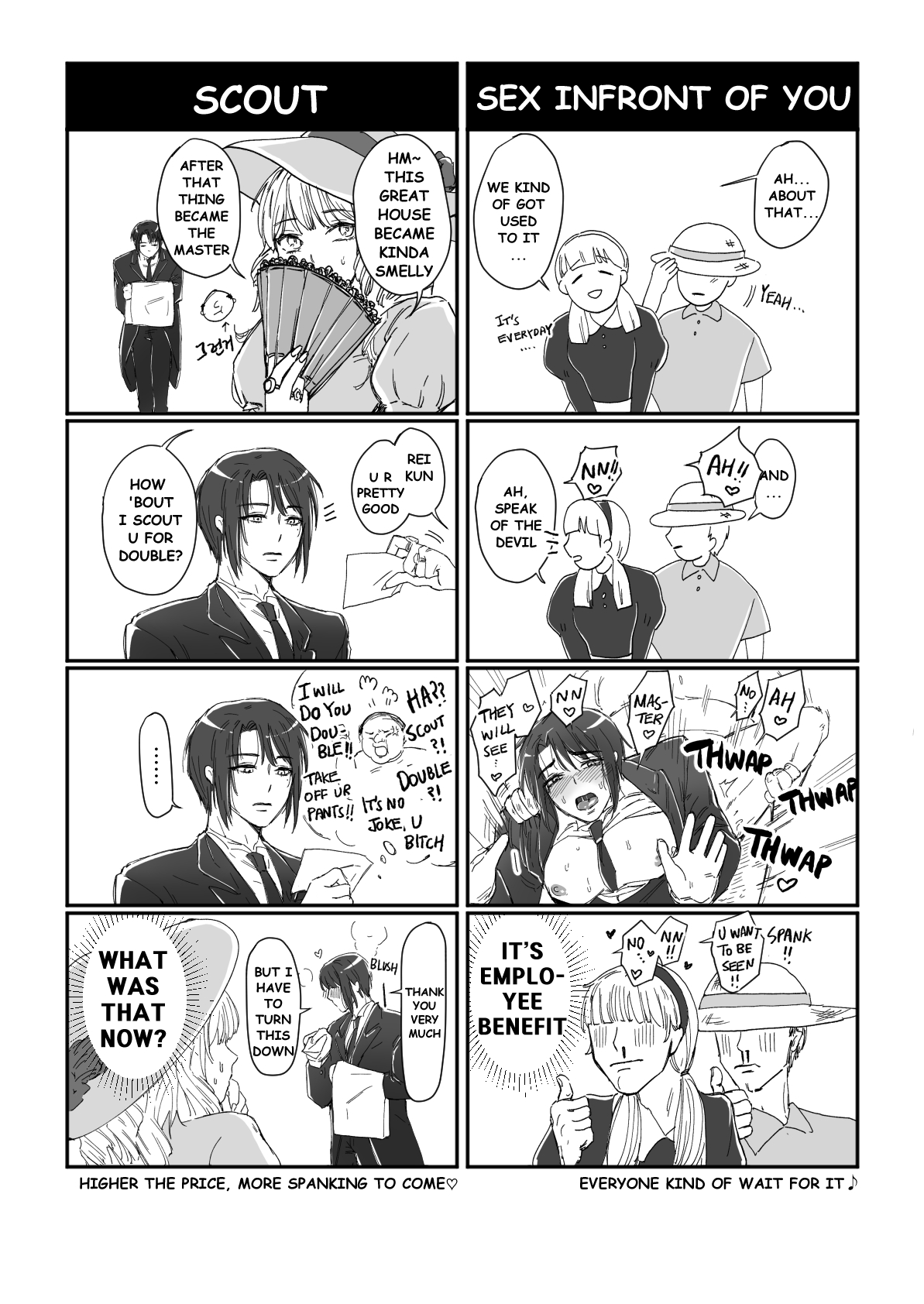 [なまこいぬ] 主人の事が大嫌いな執事の抜かりのない姓処理業務 [英語]