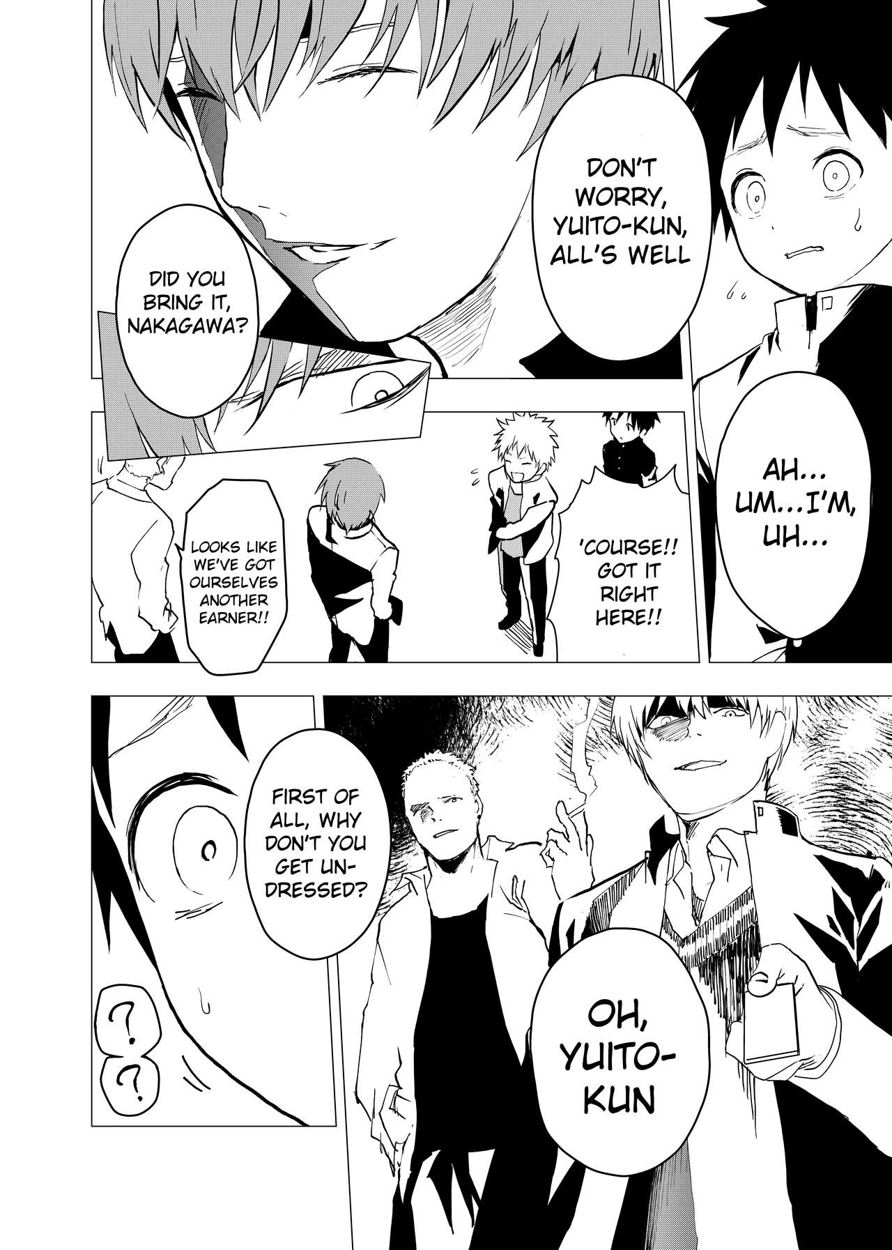 [ショタ漫画屋さん (orukoa)] 居場所がないので神待ちしてみた捨てられた少年のエロマンガ 第5話 [英訳] [DL版]