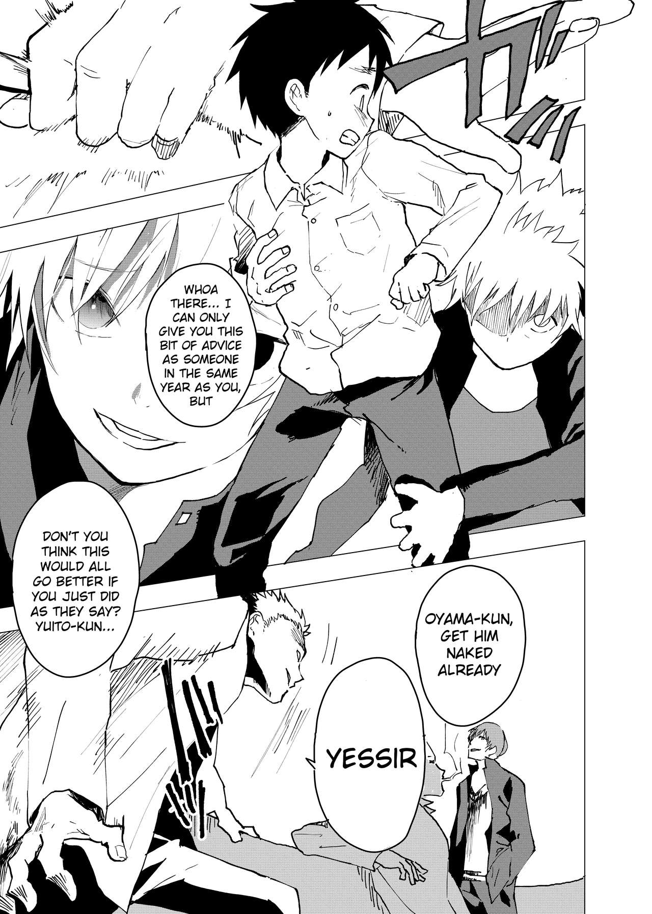 [ショタ漫画屋さん (orukoa)] 居場所がないので神待ちしてみた捨てられた少年のエロマンガ 第5話 [英訳] [DL版]