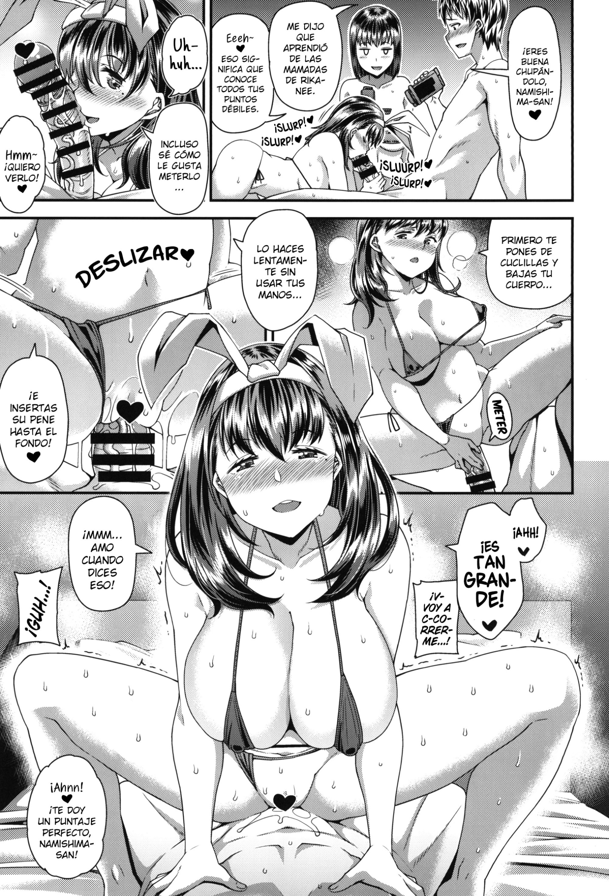 Satsuki Imonet-grabar un video POV en trio