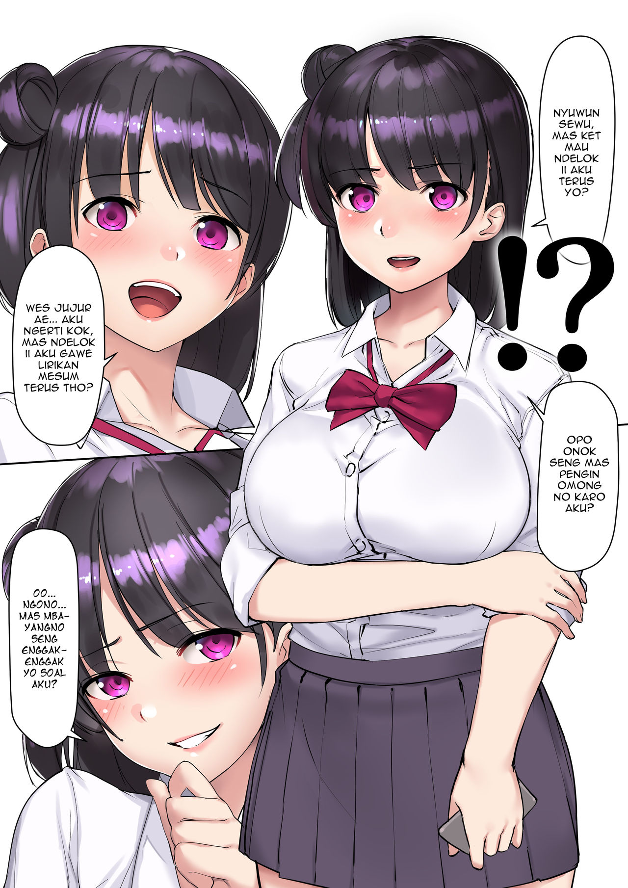 [飛鳥しのざき] 生意気痴女J●と濃密変態セックス～最後には快楽調教&種付け～ [ジャワ翻訳]