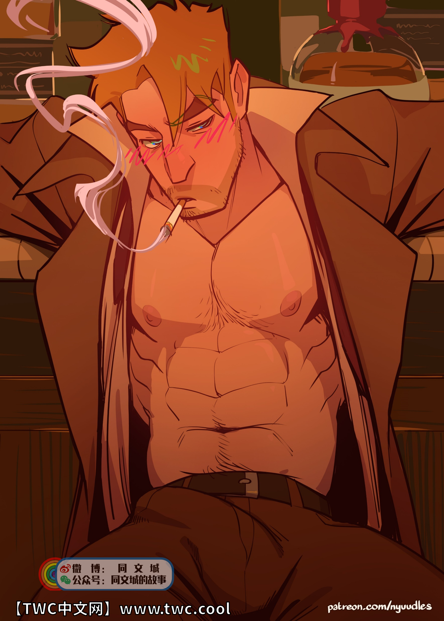 Spellbound_ジョンコンスタンティンxキングシャークファンコミック