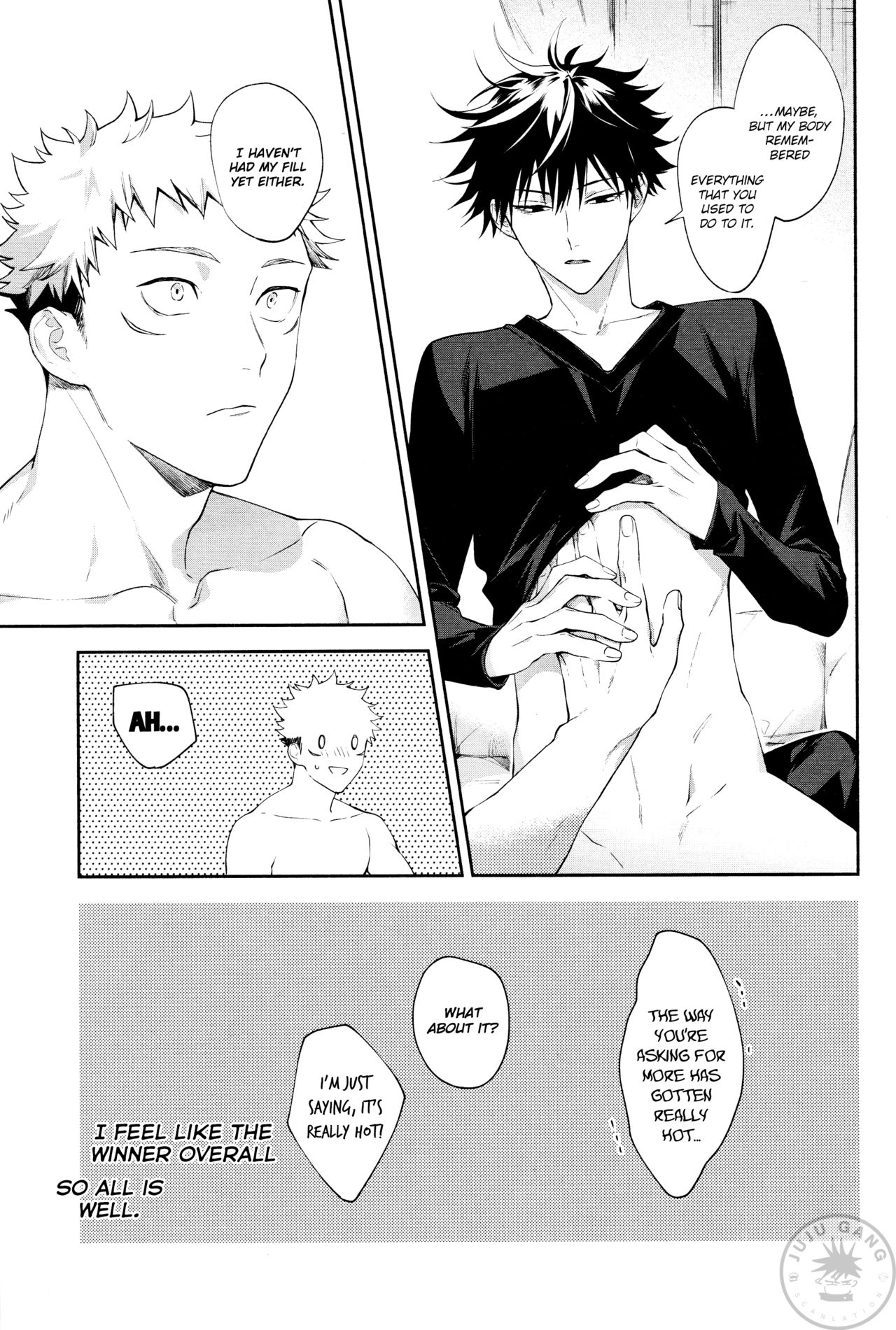 [JUUU ICHI (Gozoroppu)] Zenbushiranai – Jujutsu Kaisen dj [Eng]