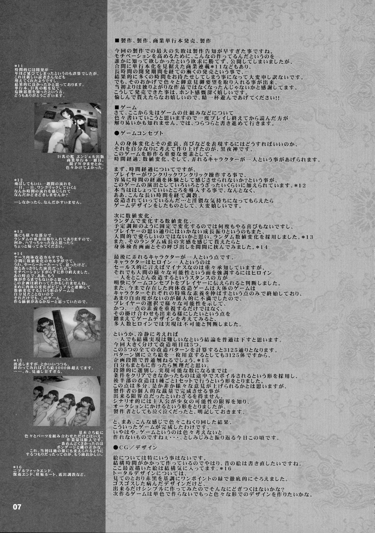 [DANGEROUS THOUGHTS (危険思想)] 黒夜神 ~堕ち逝く肉奴隷達の散華~ 裏設定集